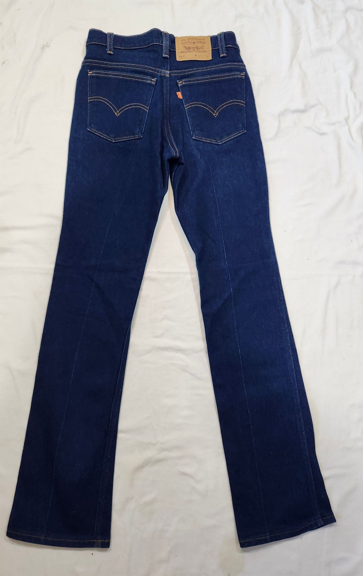 Levi's 517 Bootcut Jeans 30x34 Blue Denim 8