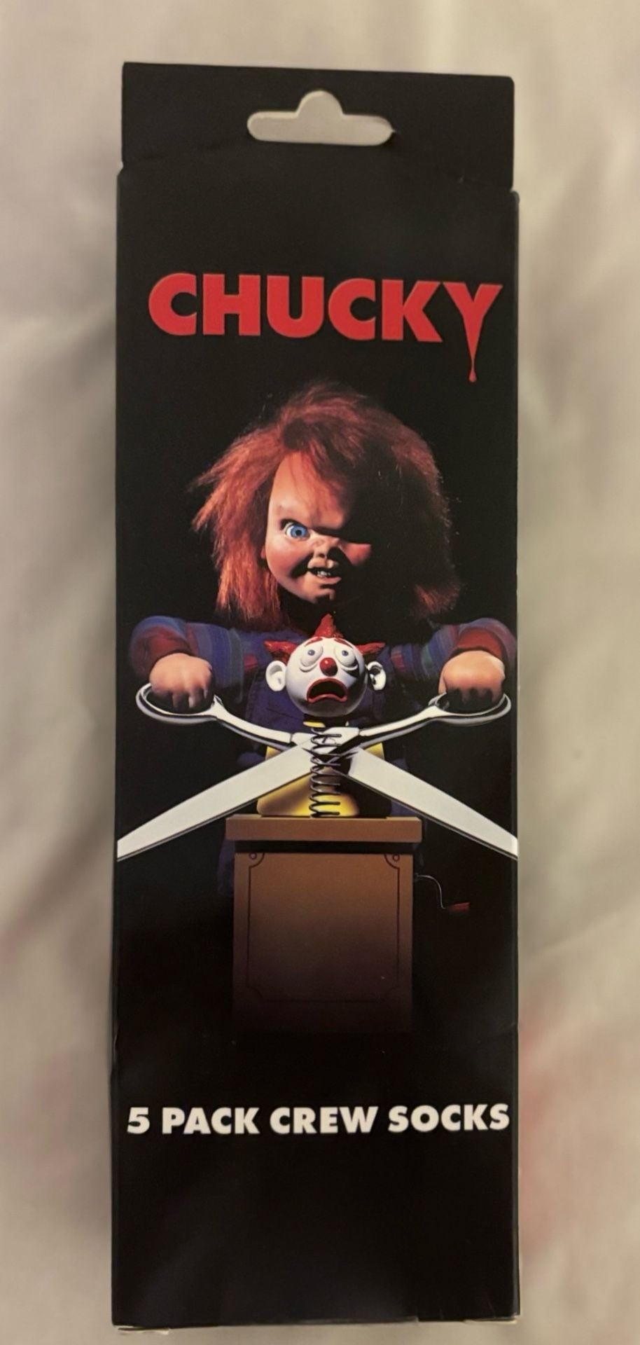 Odd Sox Chucky 5 Pack Crew Socks New in Box 5