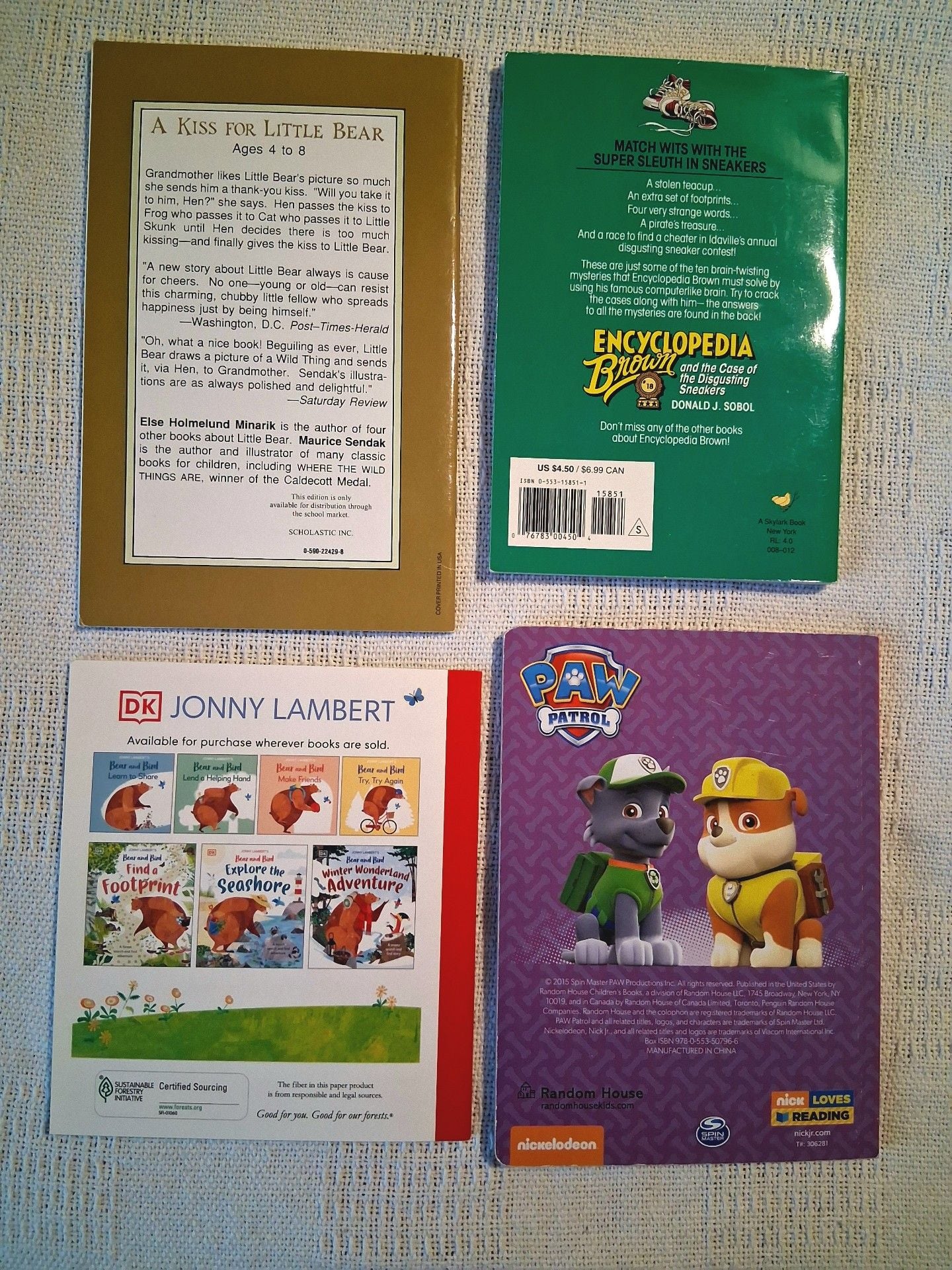 Childrens Book Lot of 4 Assorted Titles 4
