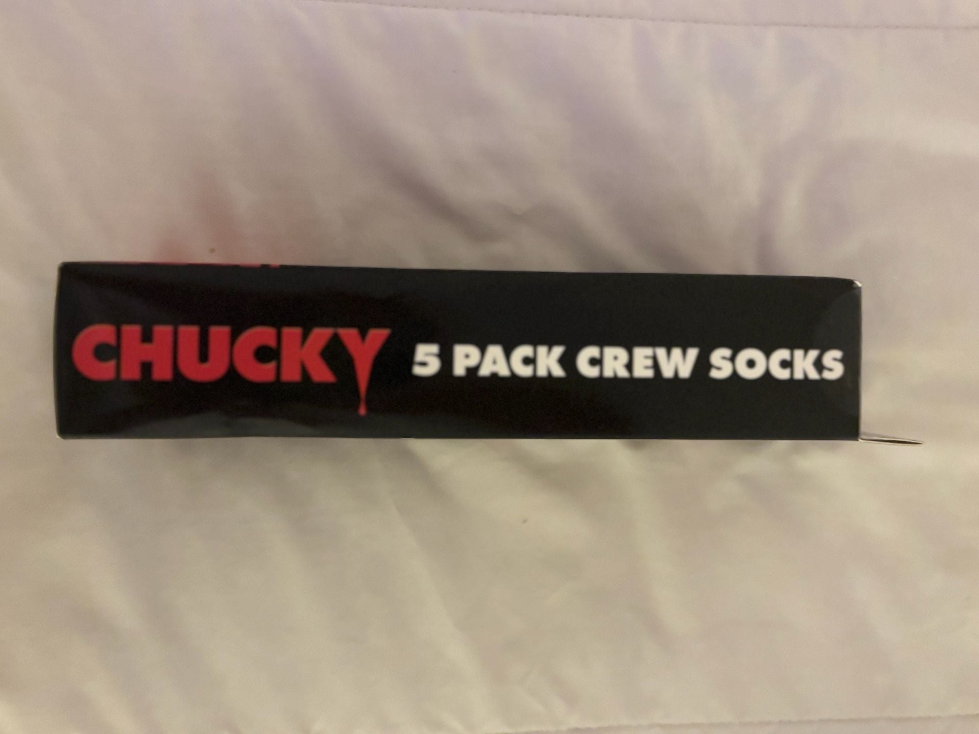 Odd Sox Chucky 5 Pack Crew Socks New in Box 7