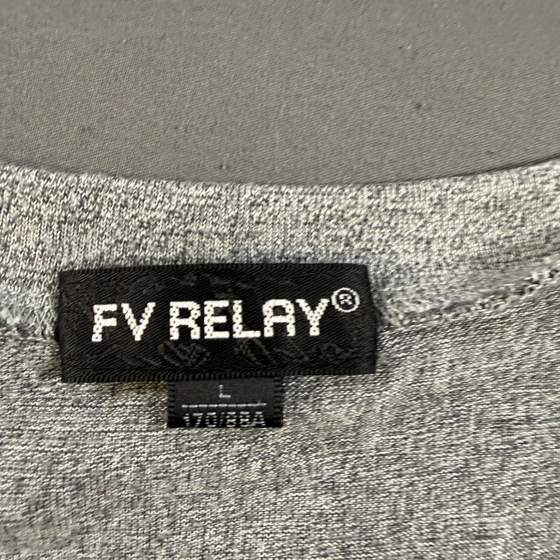 FV Relay Duke University Blue Devils Women's Large Gray V Neck Graphic T-Shirt 4