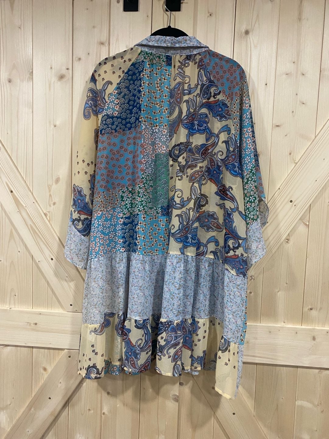 GiGio Plus Button Down Dress Size 1XL Multicolor Floral Paisley 6