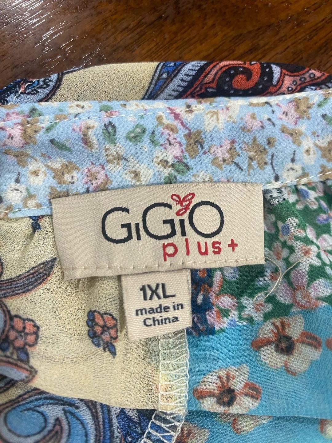 GiGio Plus Button Down Dress Size 1XL Multicolor Floral Paisley 7