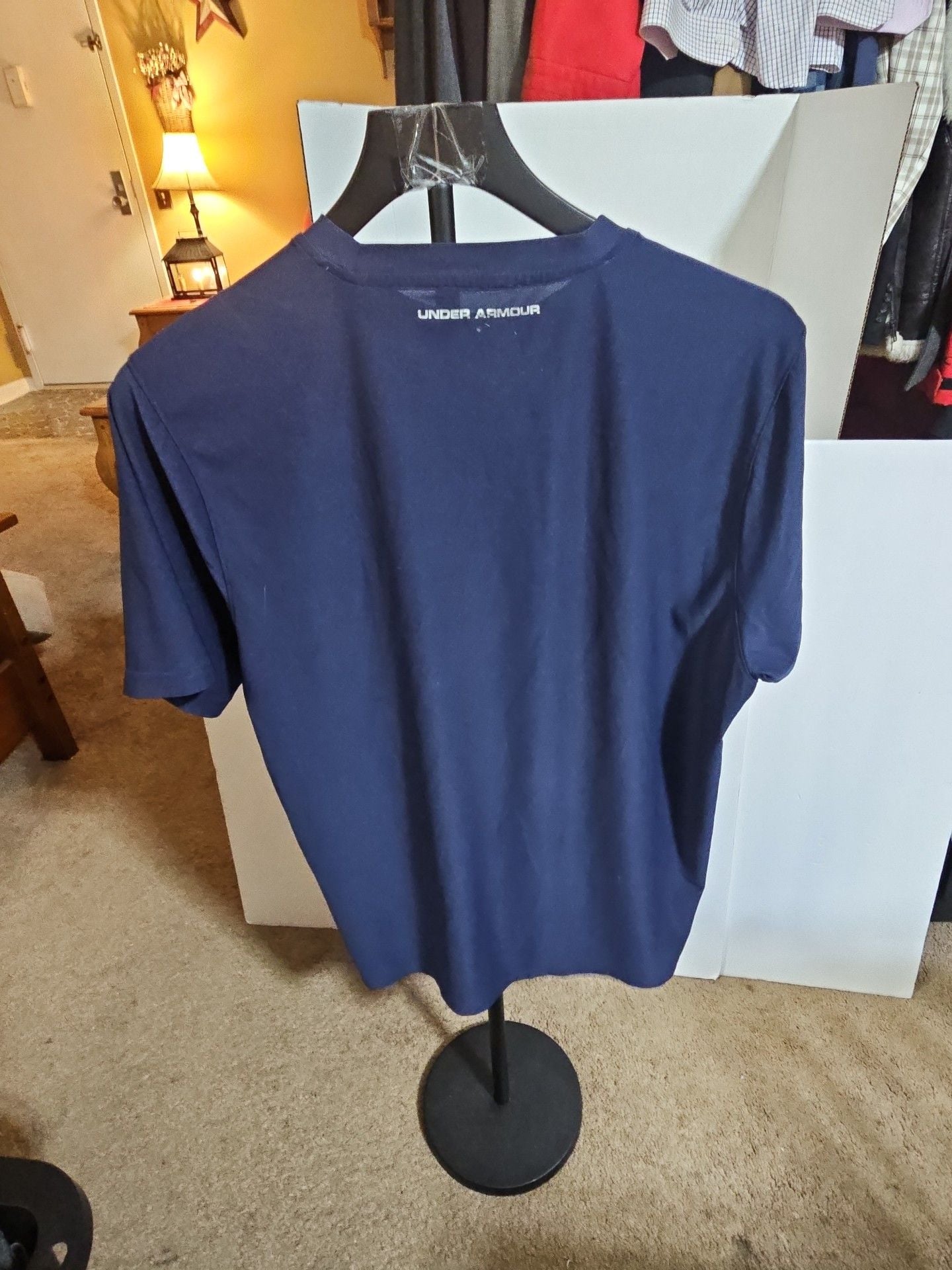 Under Armour Athletic T-Shirt Size M Blue Short Sleeve Shirt 3