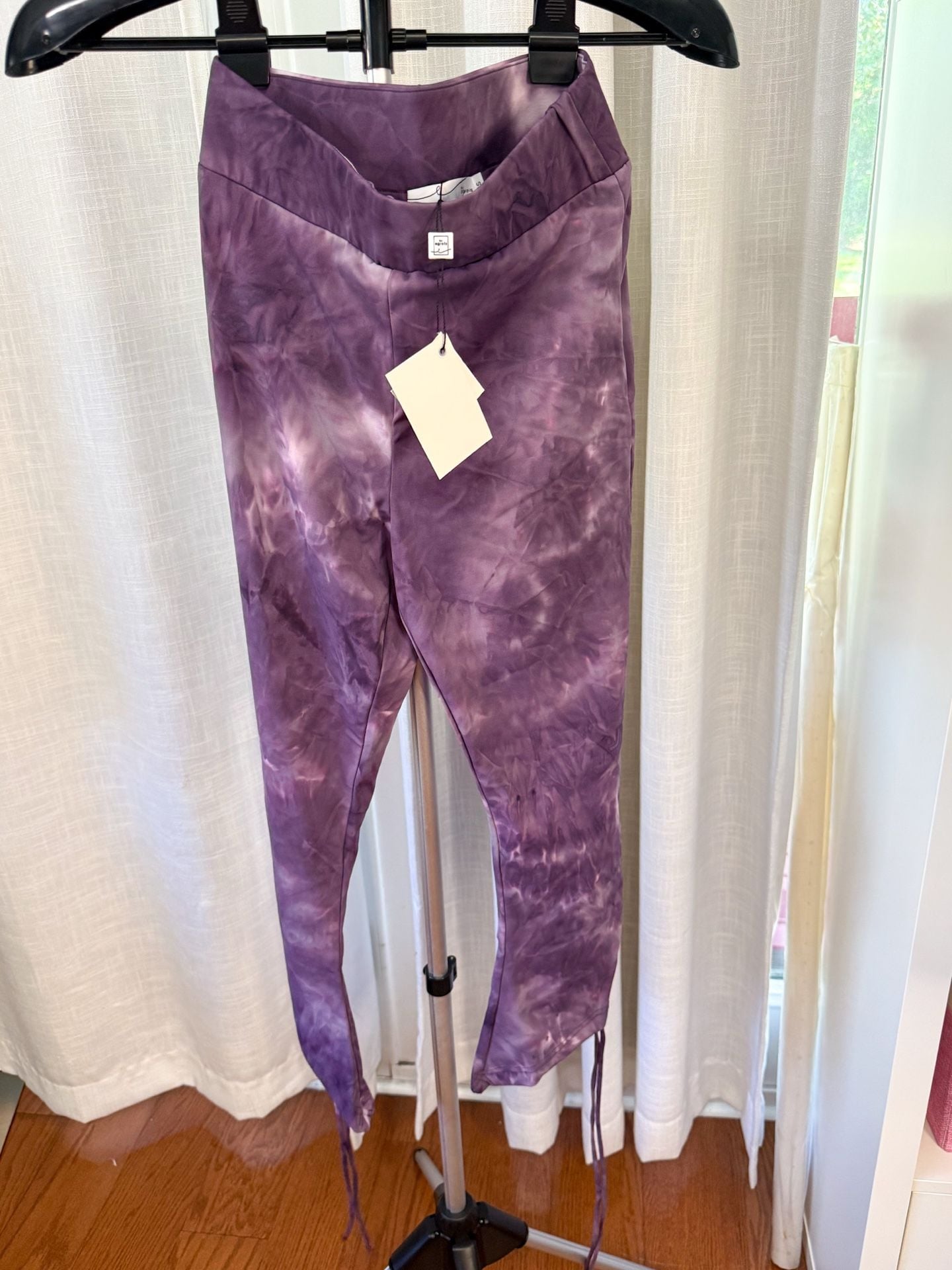 NWT Byegris Workout Set Tie Dye Purple Women Size S 6