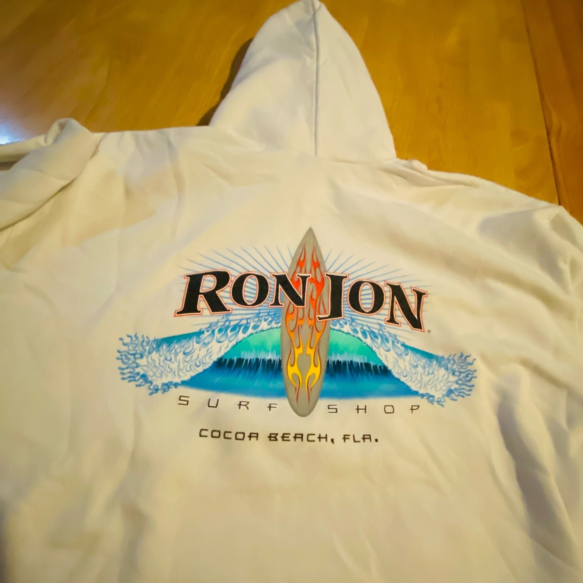Ron Jon Surf Shop Hoodie White 1
