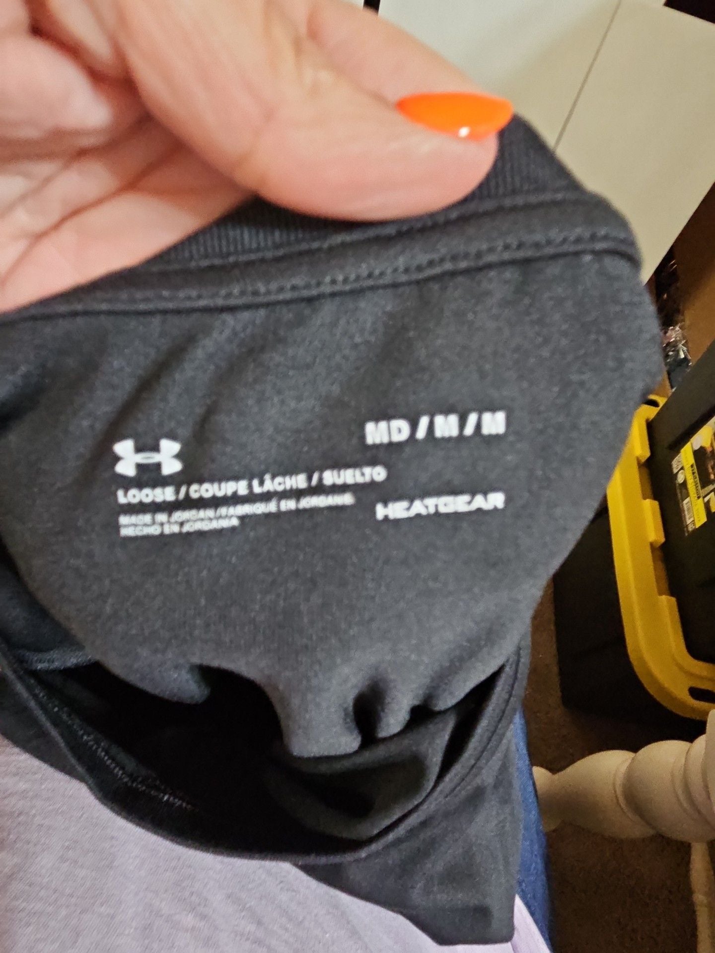 Under Armour HeatGear T-Shirt Size M Black 4