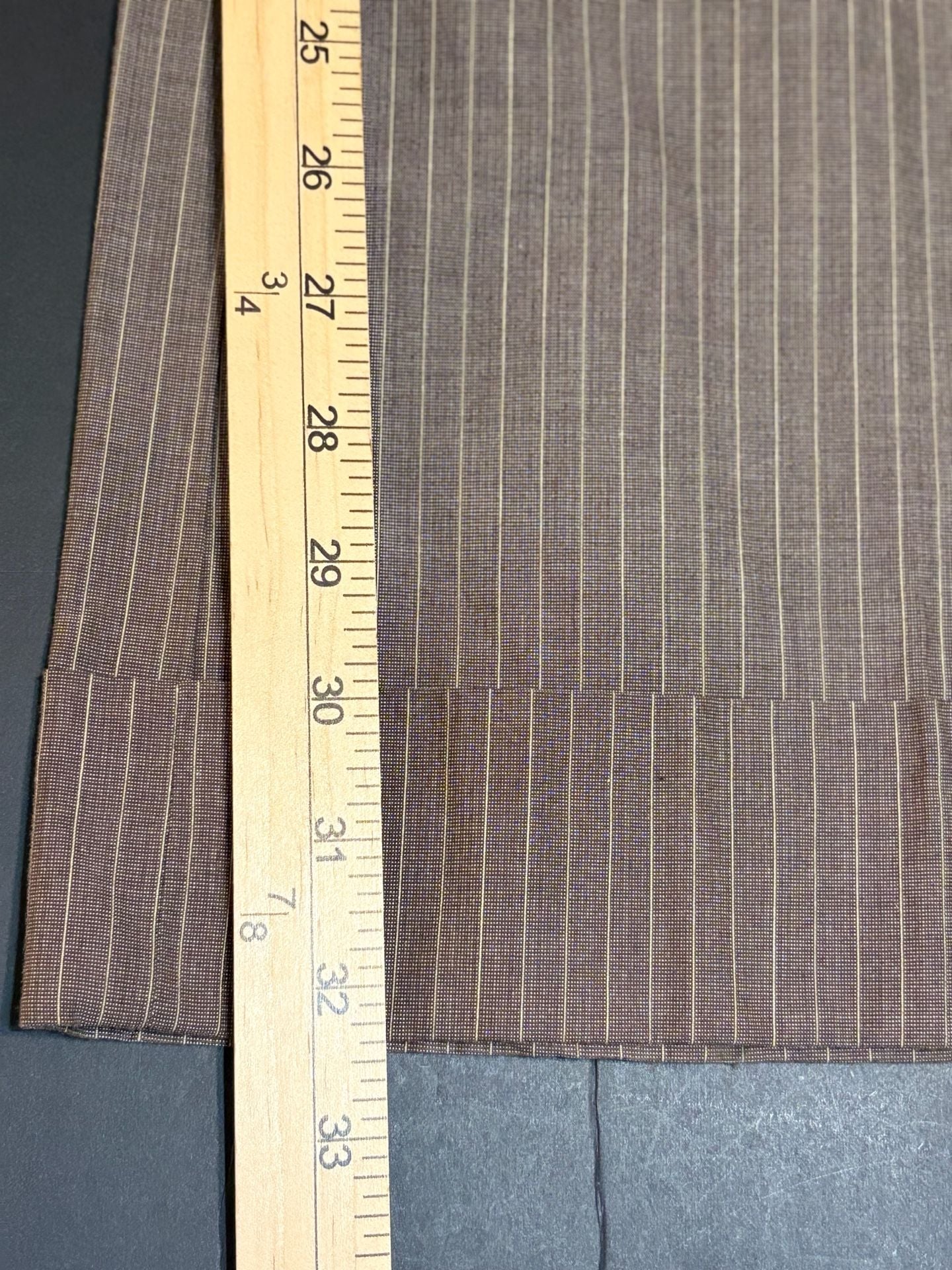 Banana Republic Jackson Fit Pants Size 8 Brown Pinstripe Wide Leg 7