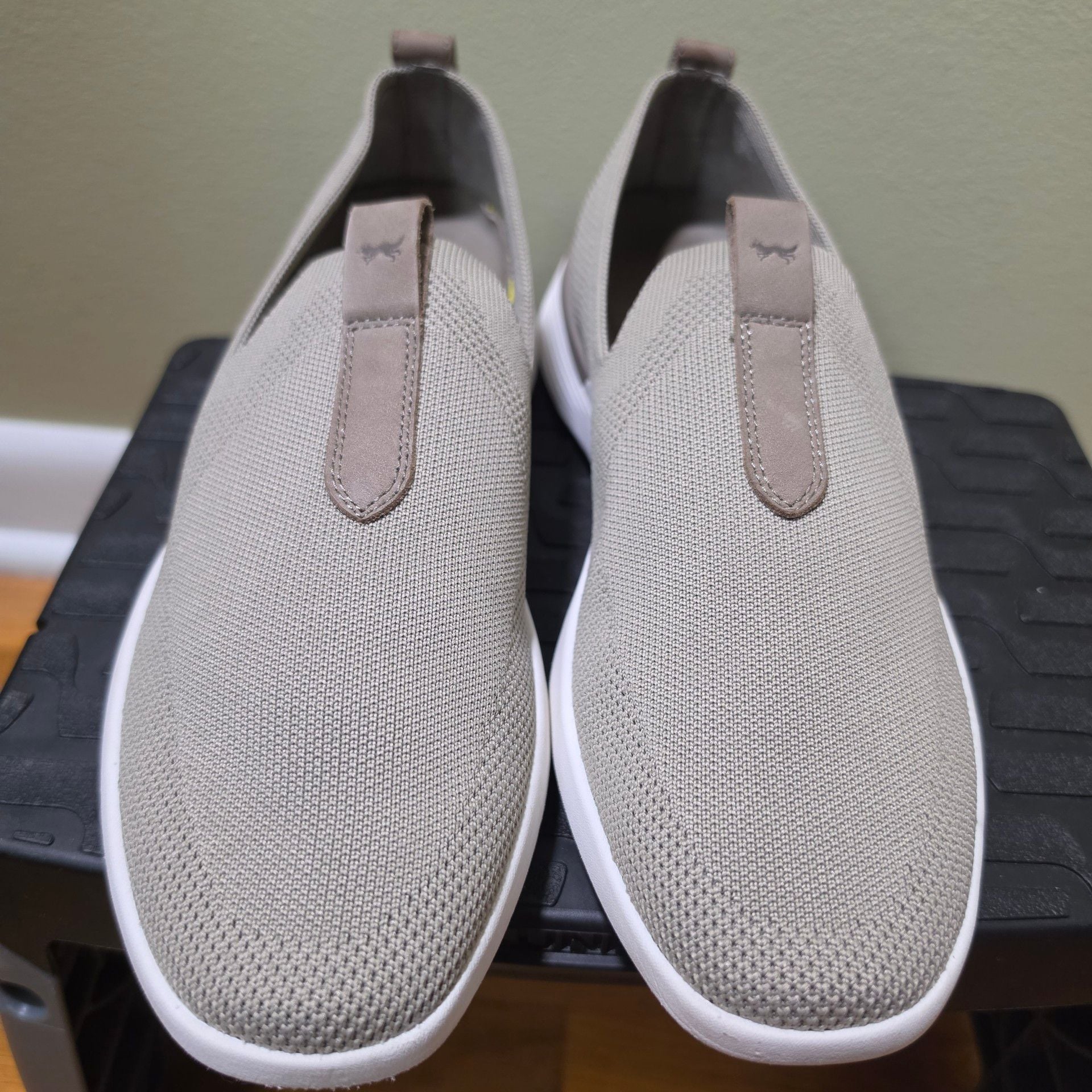 Wolf & Shepard SwiftKnit Slip-On Sneakers Taupe 4