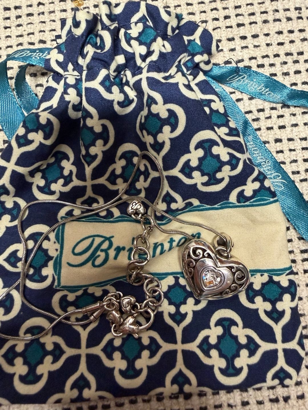 Brighton Divinity Reversible Heart Pendant Necklace 8
