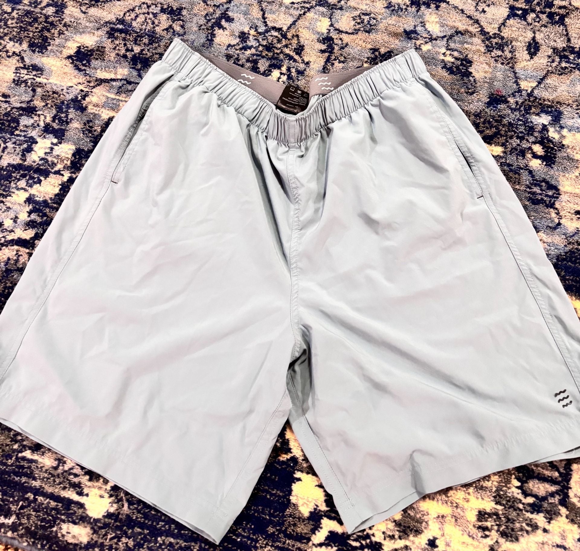 Free Fly Shorts Size XL Light Blue Performance 2