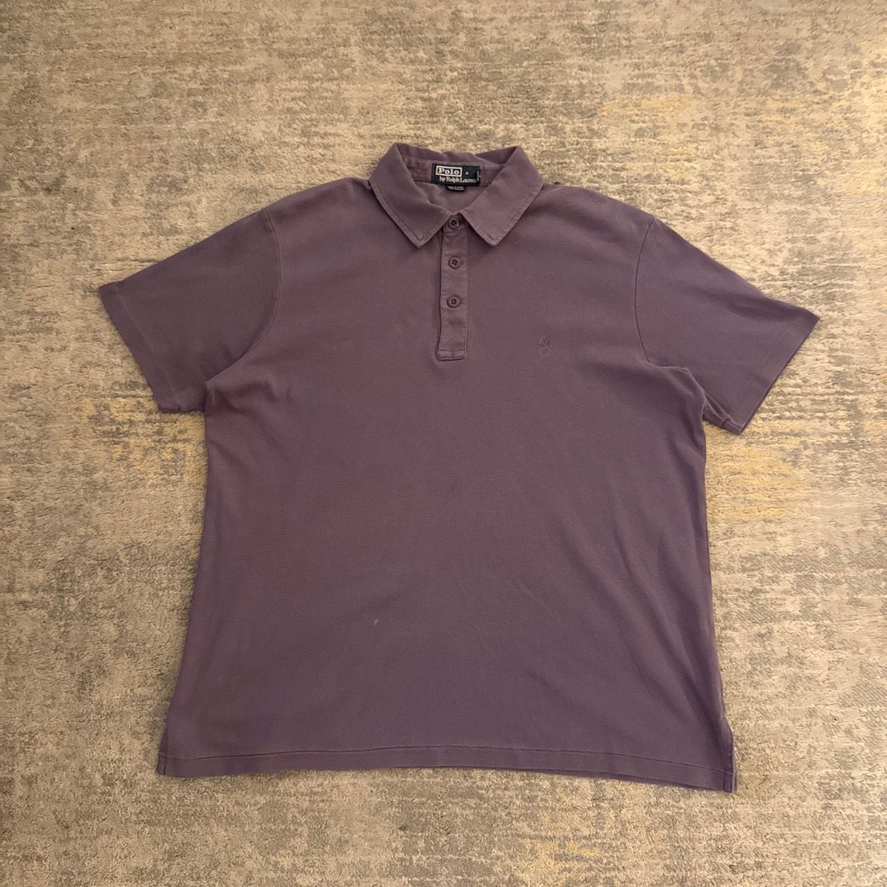 Vintage 90s Polo by Ralph Lauren Polo Shirt Size L Purple Cotton 2