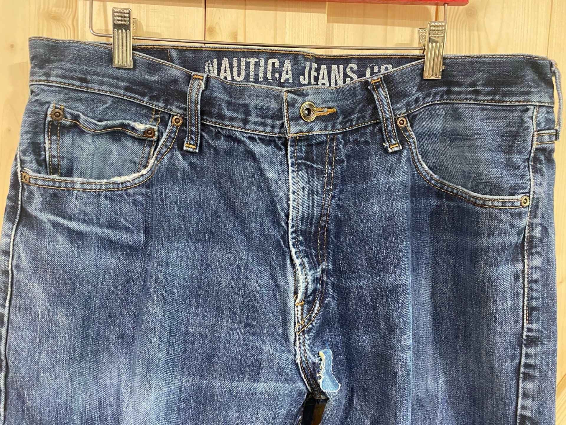 Nautica Jeans Co Straight Denim Jeans Blue 38 x 30 6