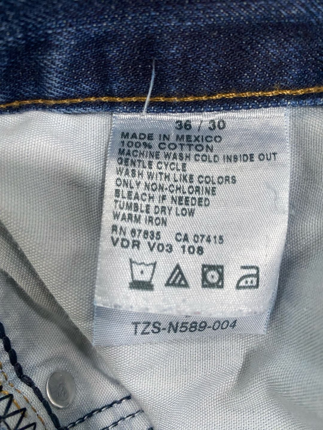 Nautica Jeans Co Straight Denim Jeans Blue 38 x 30 11