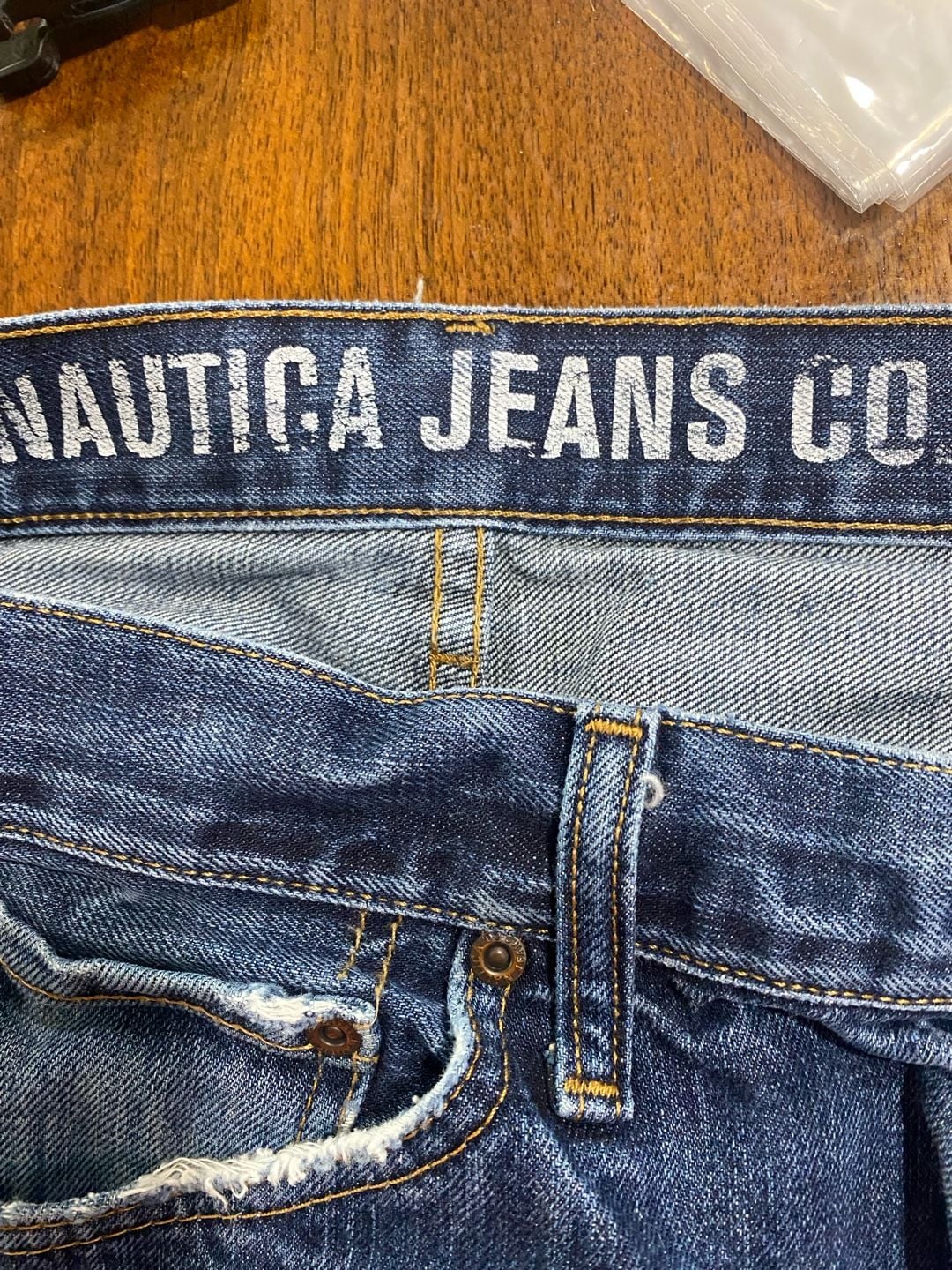Nautica Jeans Co Straight Denim Jeans Blue 38 x 30 13