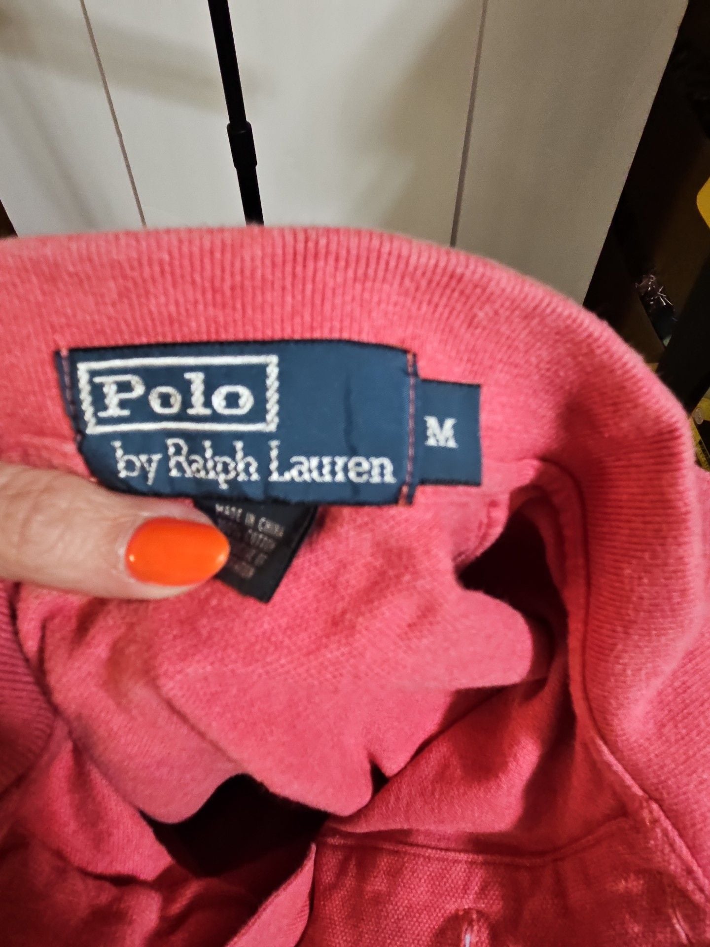 Polo By Ralph Lauren Polo Shirt Size M Pink Short Sleeve 4
