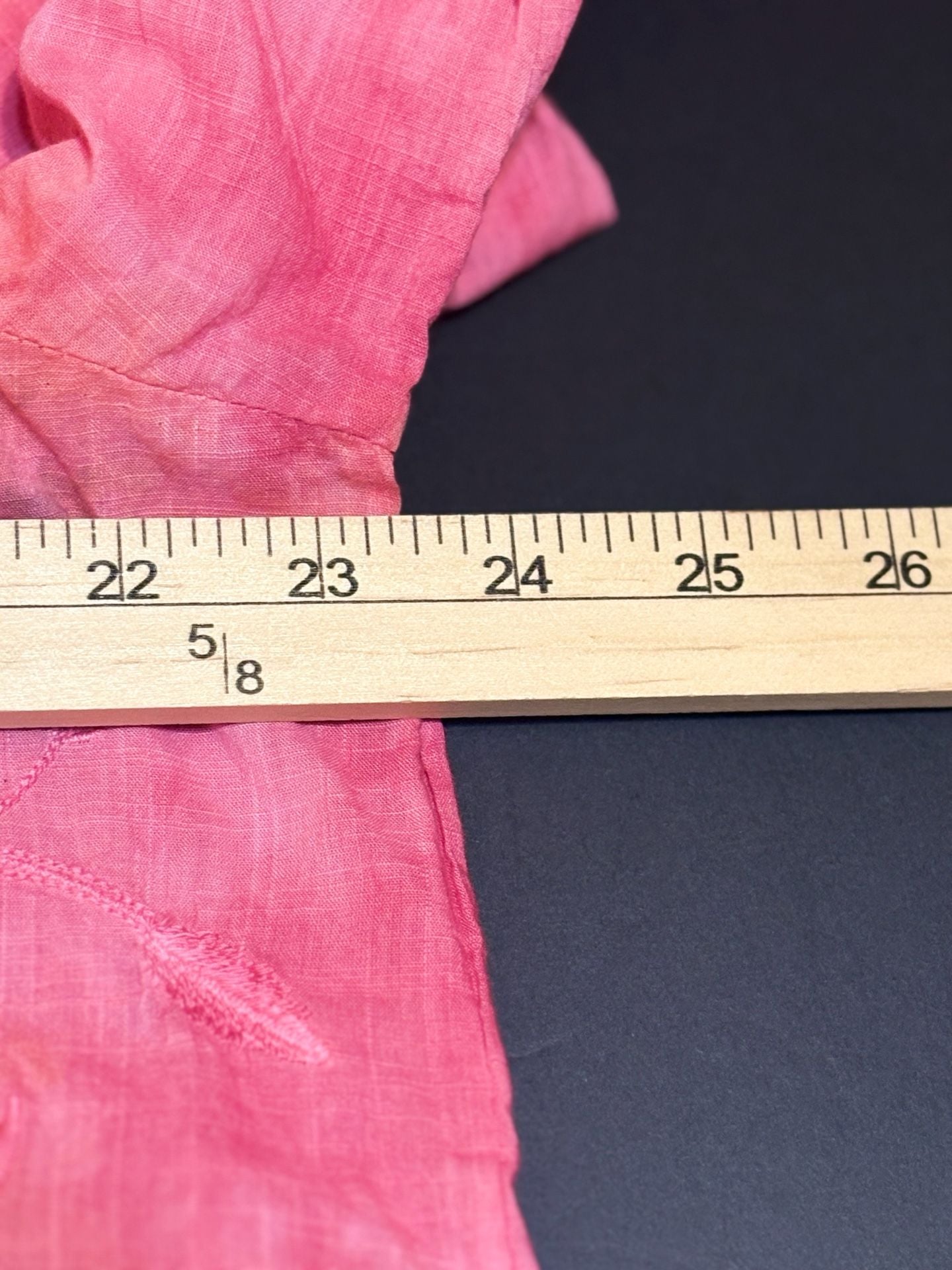 Pilcro by Anthropologie Embroidered Pink Cotton Blouse XL 8