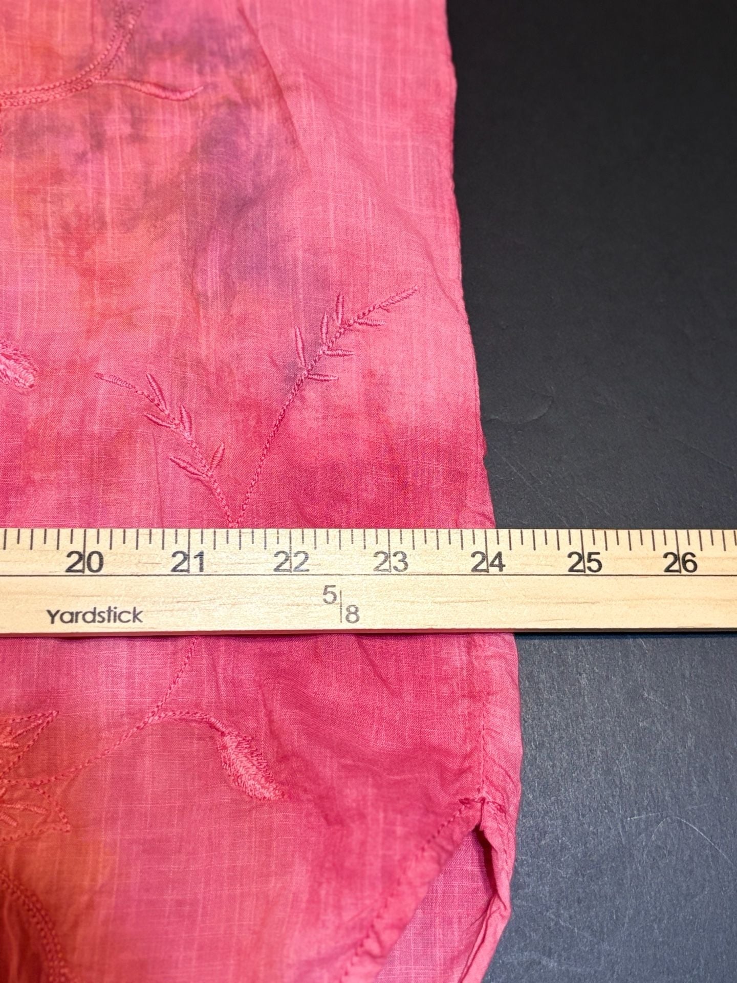 Pilcro by Anthropologie Embroidered Pink Cotton Blouse XL 10