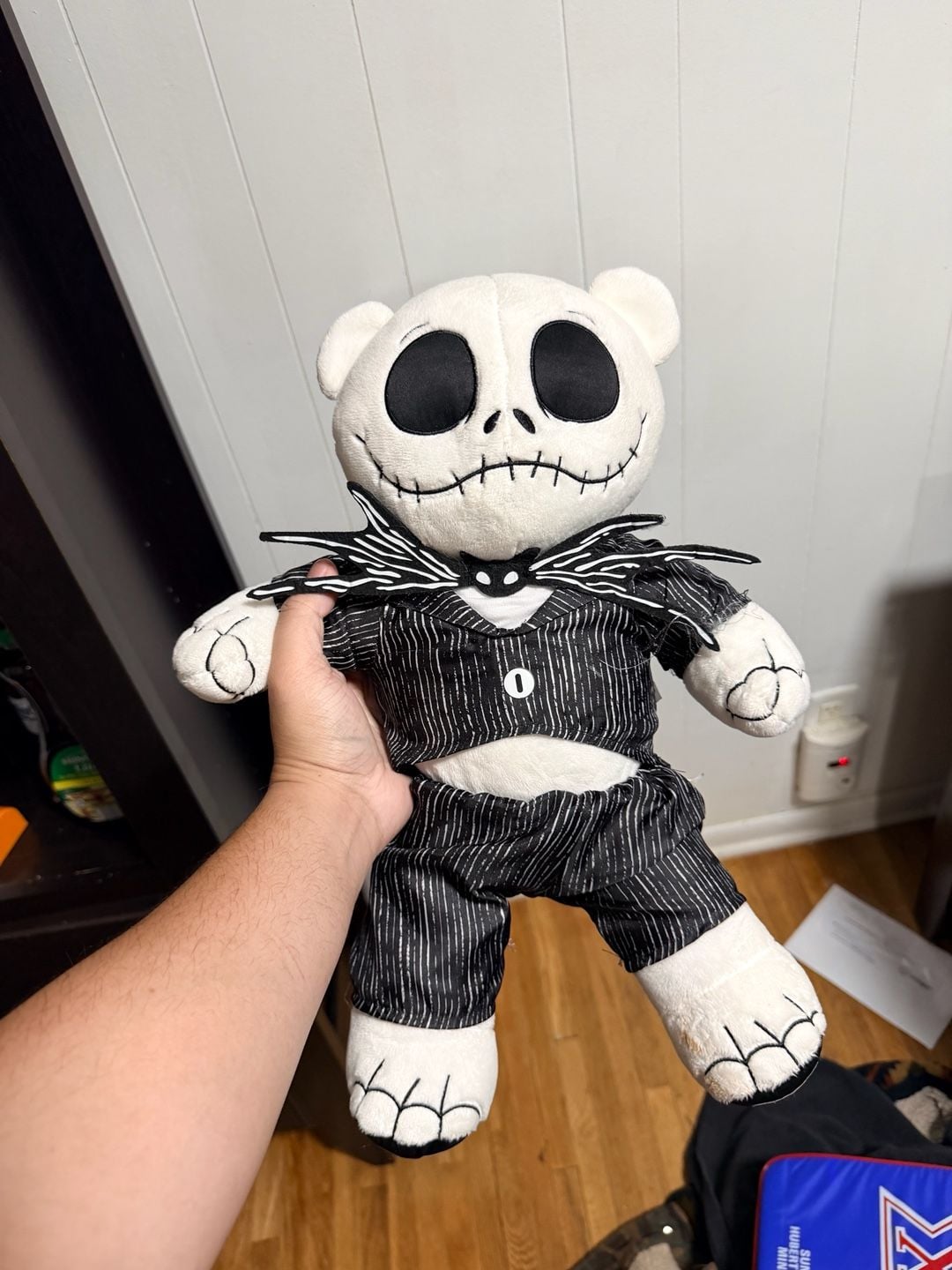 Disney Tim Burton's The Nightmare Before Christmas Jack Skellington Bear Plush 1