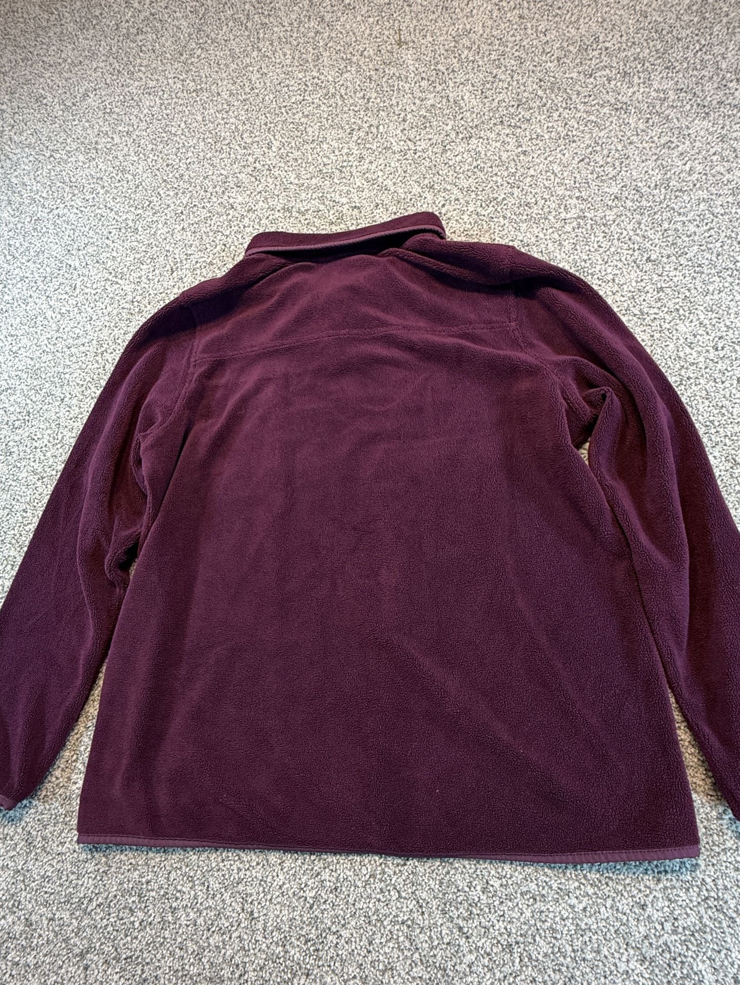 32 Degrees Heat Fleece Pullover Sweatshirt Women’s Size M Purple Snap 7