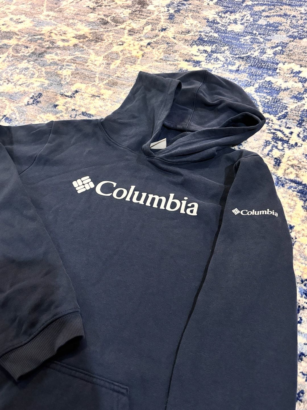 Columbia Sportswear Company Hoodie Youth Size XL Blue Logo 3