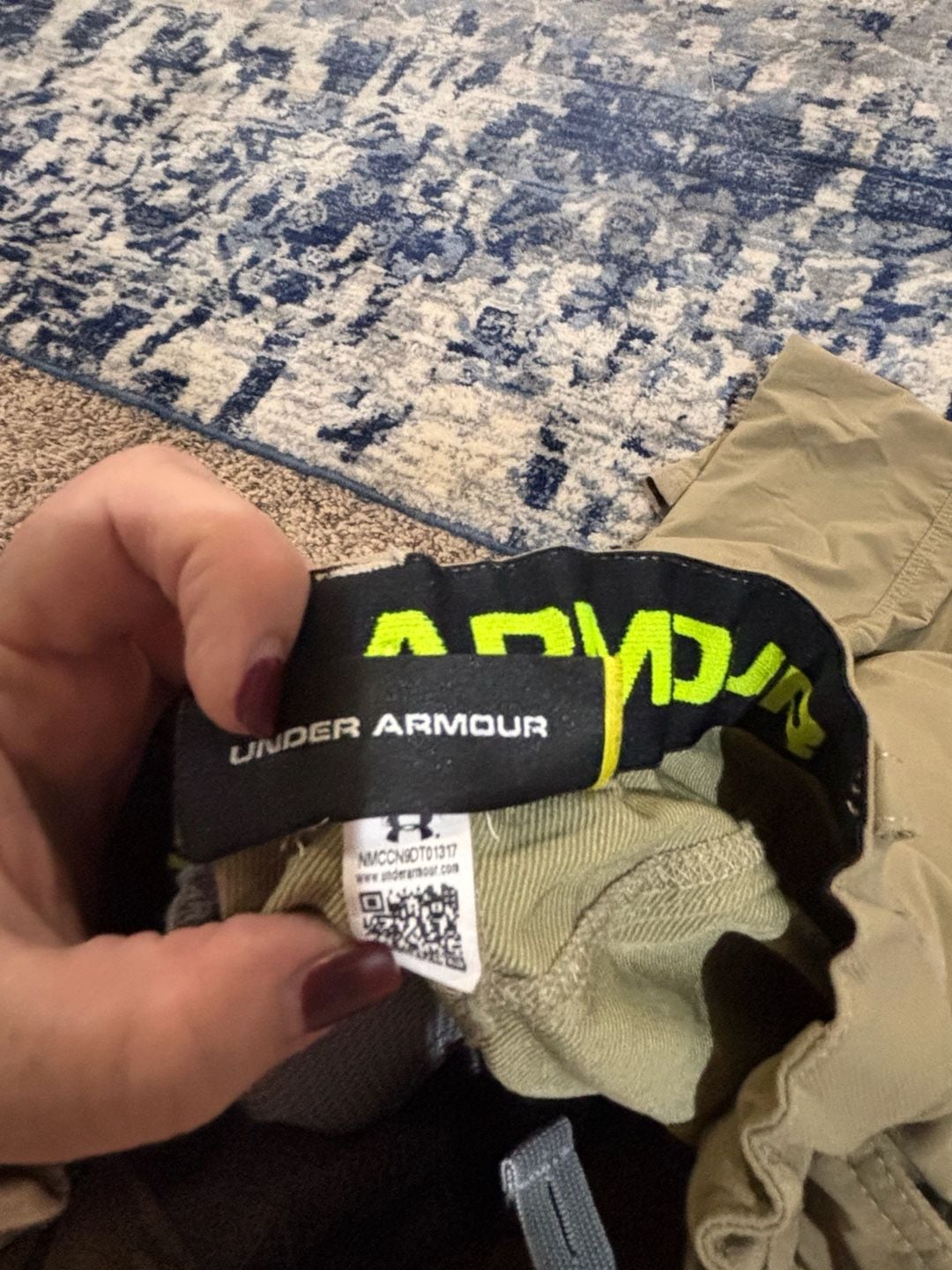 Under Armour Pants YSM Khaki Boys Golf Casual 7