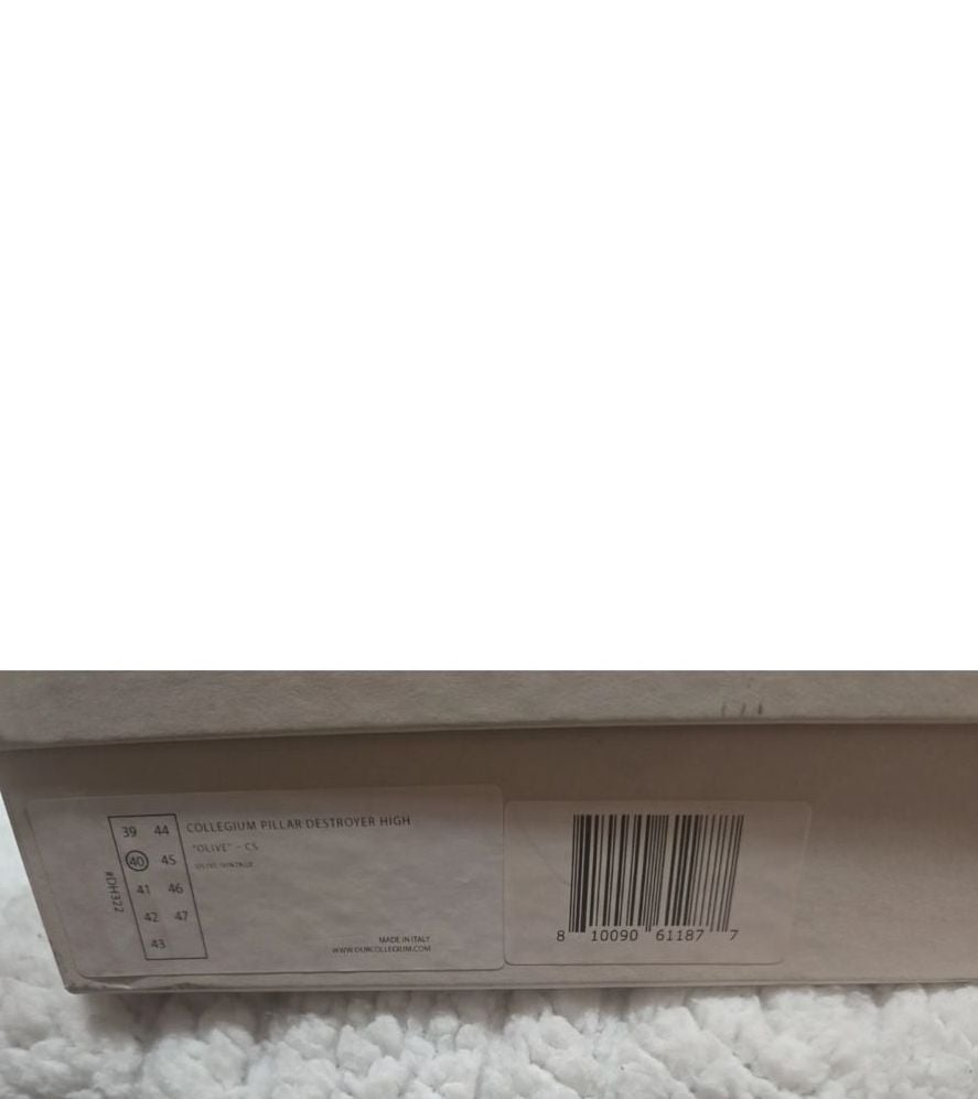 CollegiumPillar Destroyer HighTop Sneaker M7 L9 RRP $274.00 7