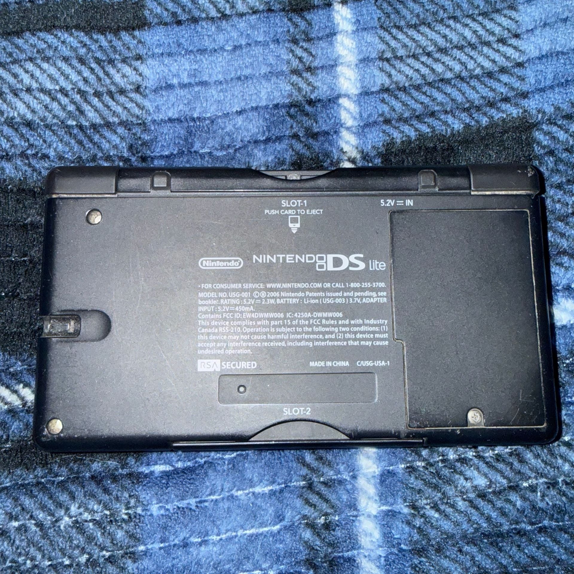 Nintendo DS Lite Metallic Red Handheld Console 3