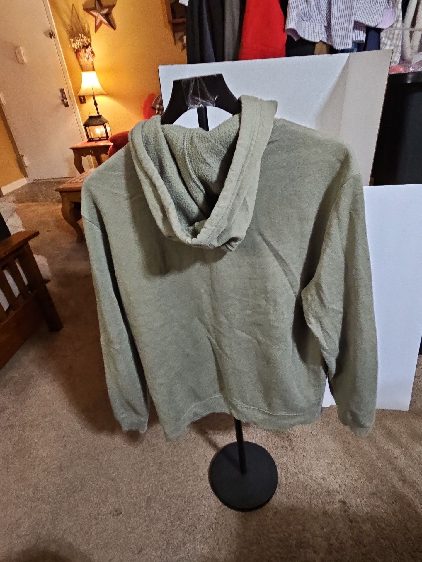 Gap Logo Hoodie Olive Green Sweatshirt 3
