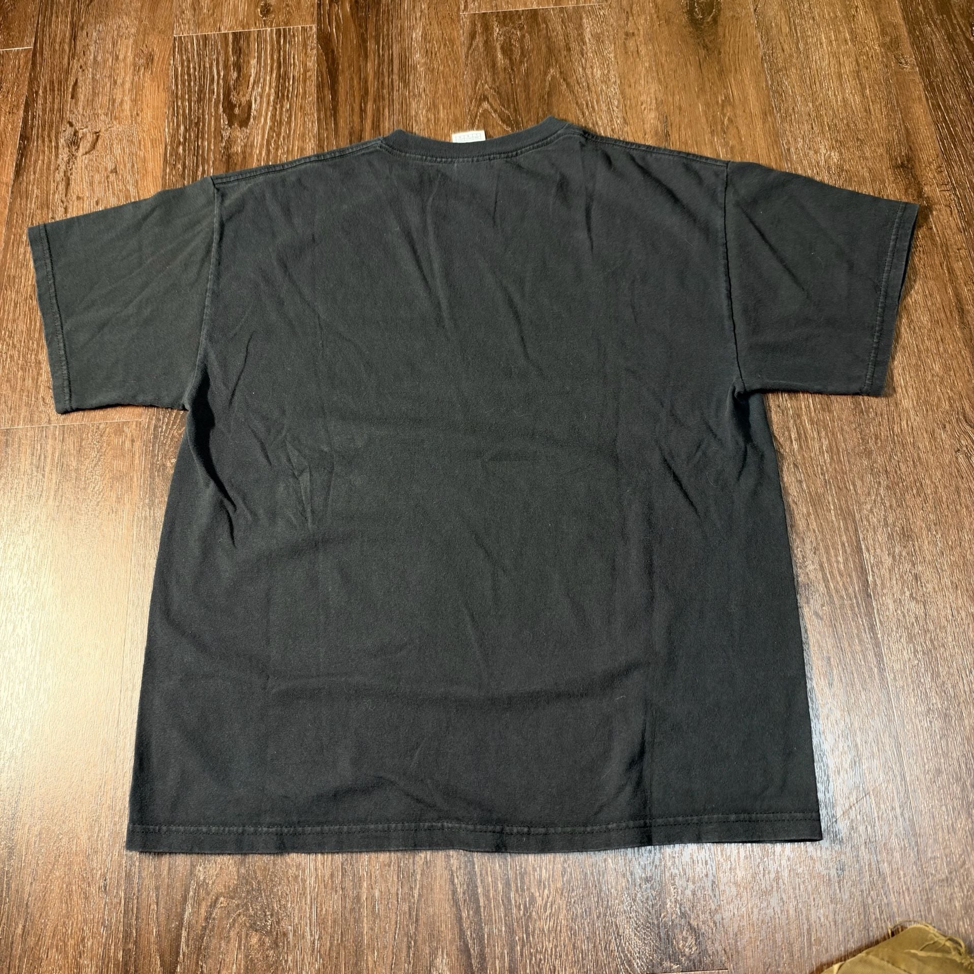 Delta Rollin Thunder Motorcycle T-Shirt Size M Black Lightning Graphic 8