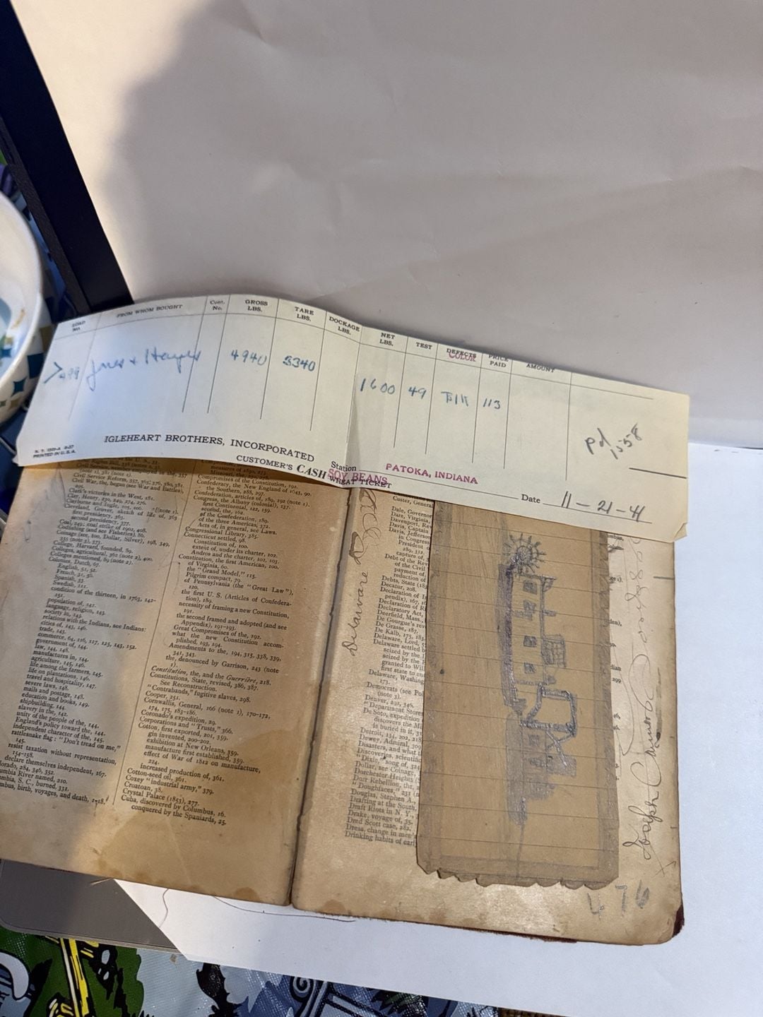Ginn And Company The Leading Facts of American History Book what I found inside ASIS 10