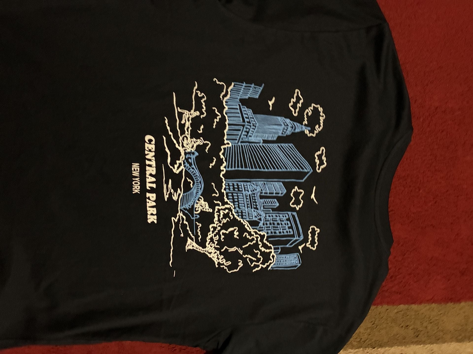 Gap New York Central Park T-Shirt Size XL Black Graphic Tee 6