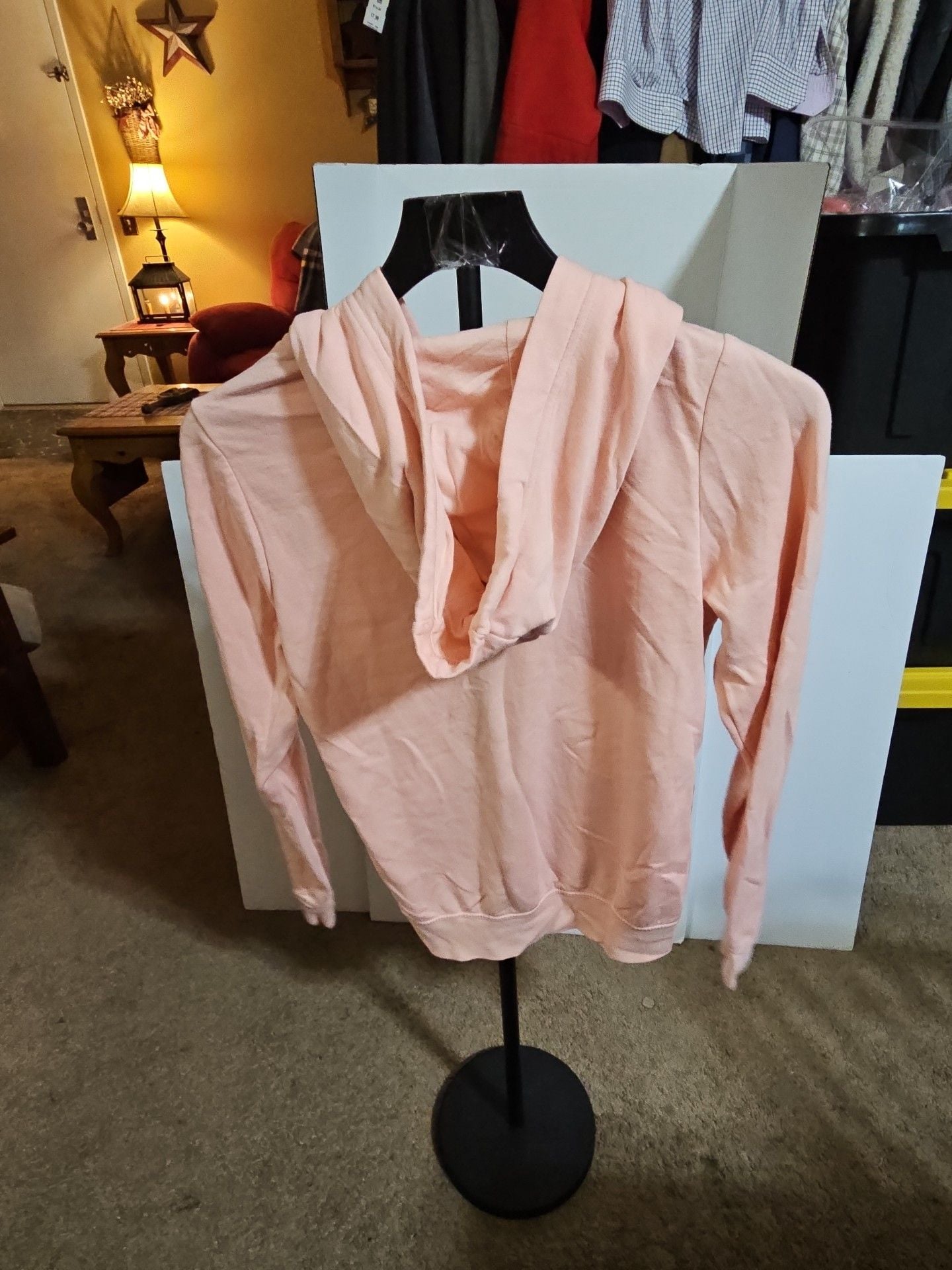 Nike Full Zip Hoodie Size XS Peach Pink Sweatshirt 3