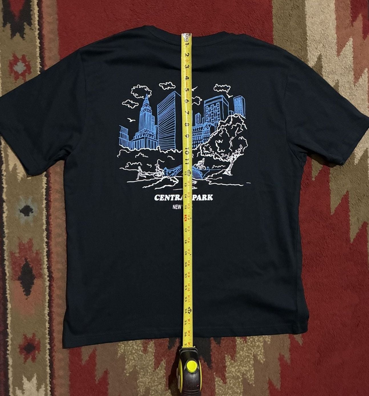 Gap New York Central Park T-Shirt Size XL Black Graphic Tee 8