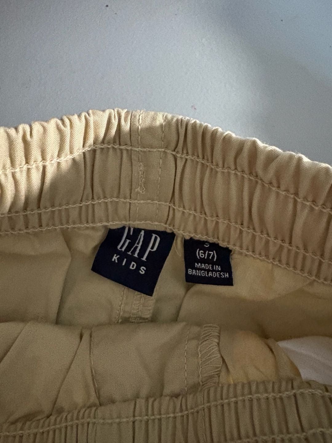 Gap Kids Pull-On Shorts Lot Size S 6/7 Blue Tan 3