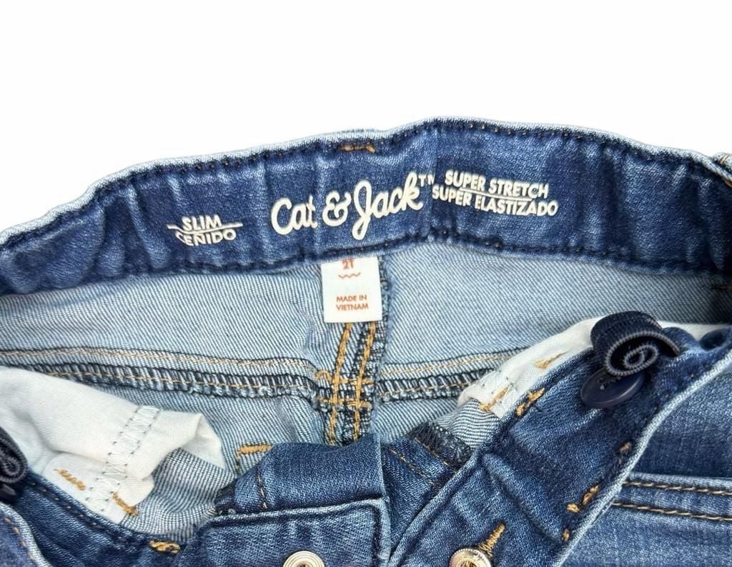 Cat & Jack Super Stretch Slim Jeans Size 2T 5