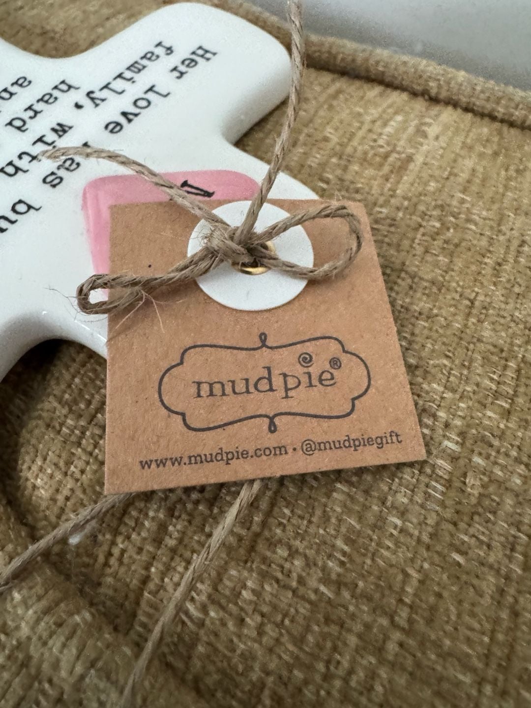 Small Mud Pie Ceramic Mom Cross Wall Hanging 3