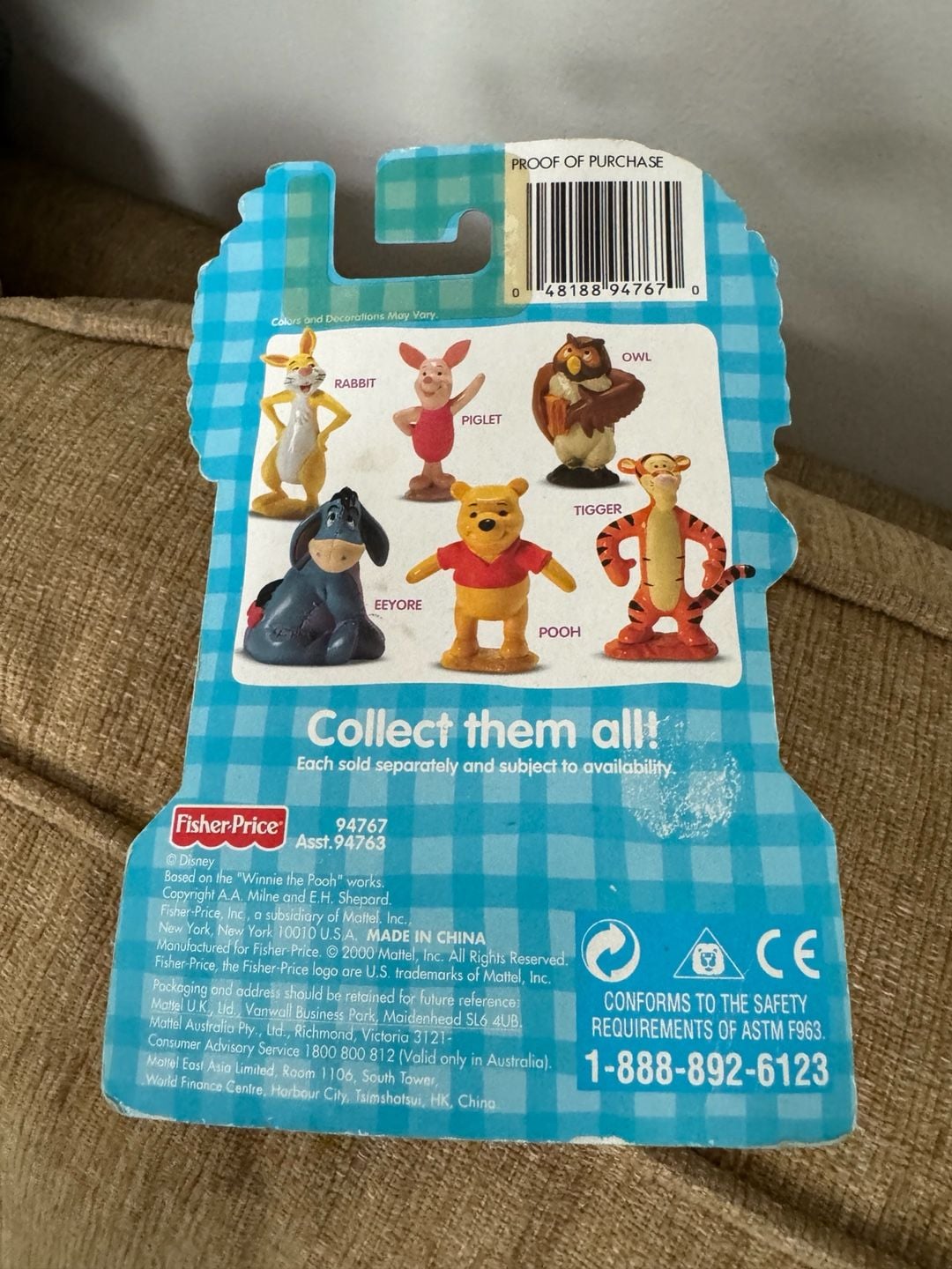 Fisher-Price Disney's Winnie the Pooh Collectible Eeyore Figure 3