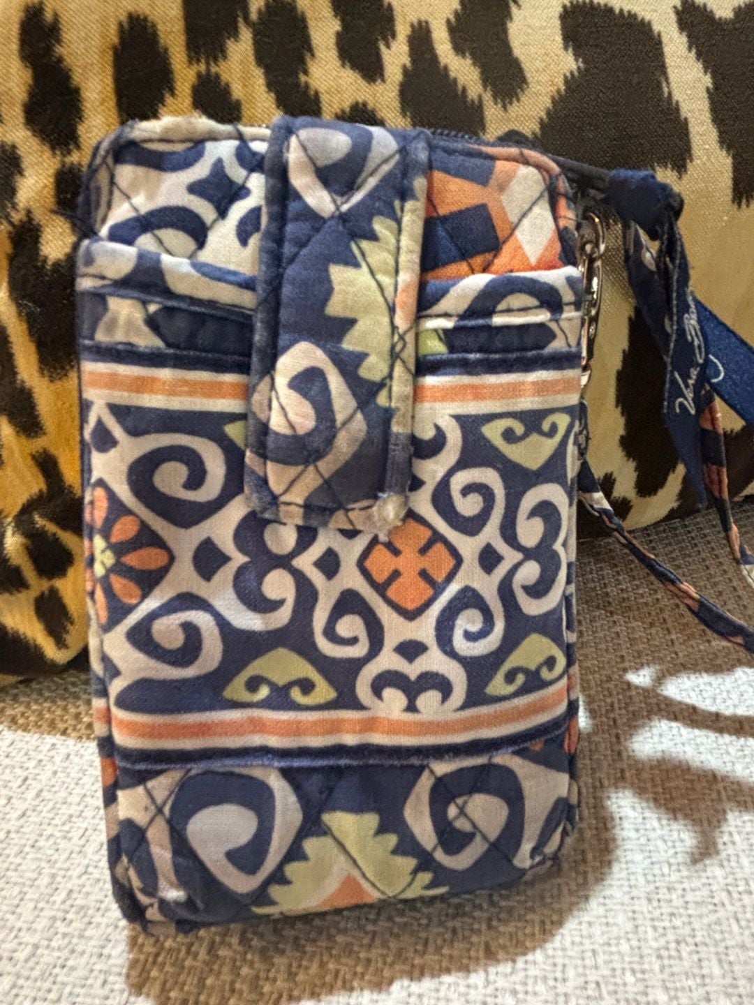 Vera Bradley Quilted Cotton Smartphone Wristlet Wallet 3