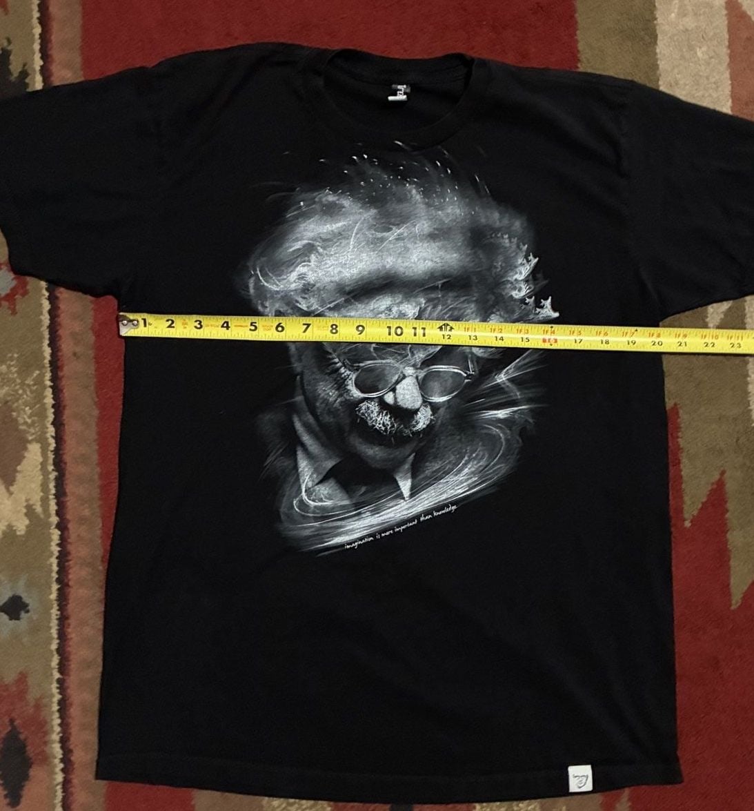 Imaginary Foundation Albert Einstein T-Shirt Size L Black 6