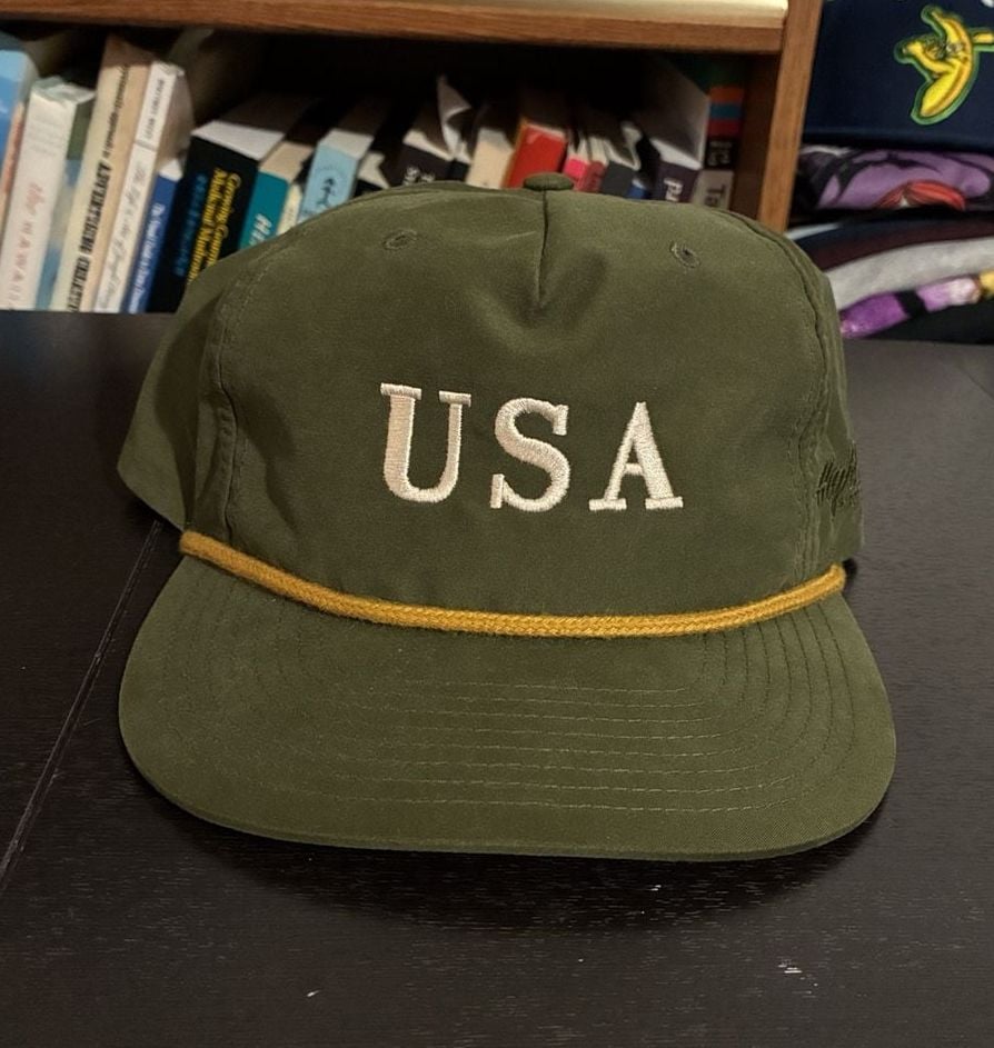 Richardson Outdoor High Cotton USA Hat Cap Green Snapback 2