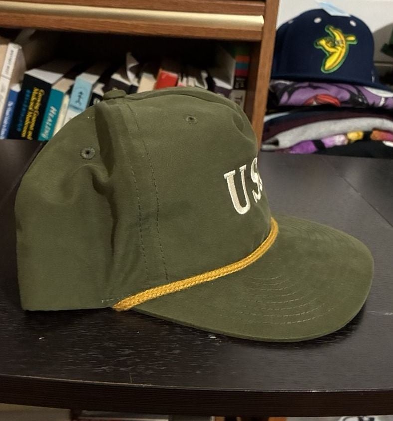 Richardson Outdoor High Cotton USA Hat Cap Green Snapback 3