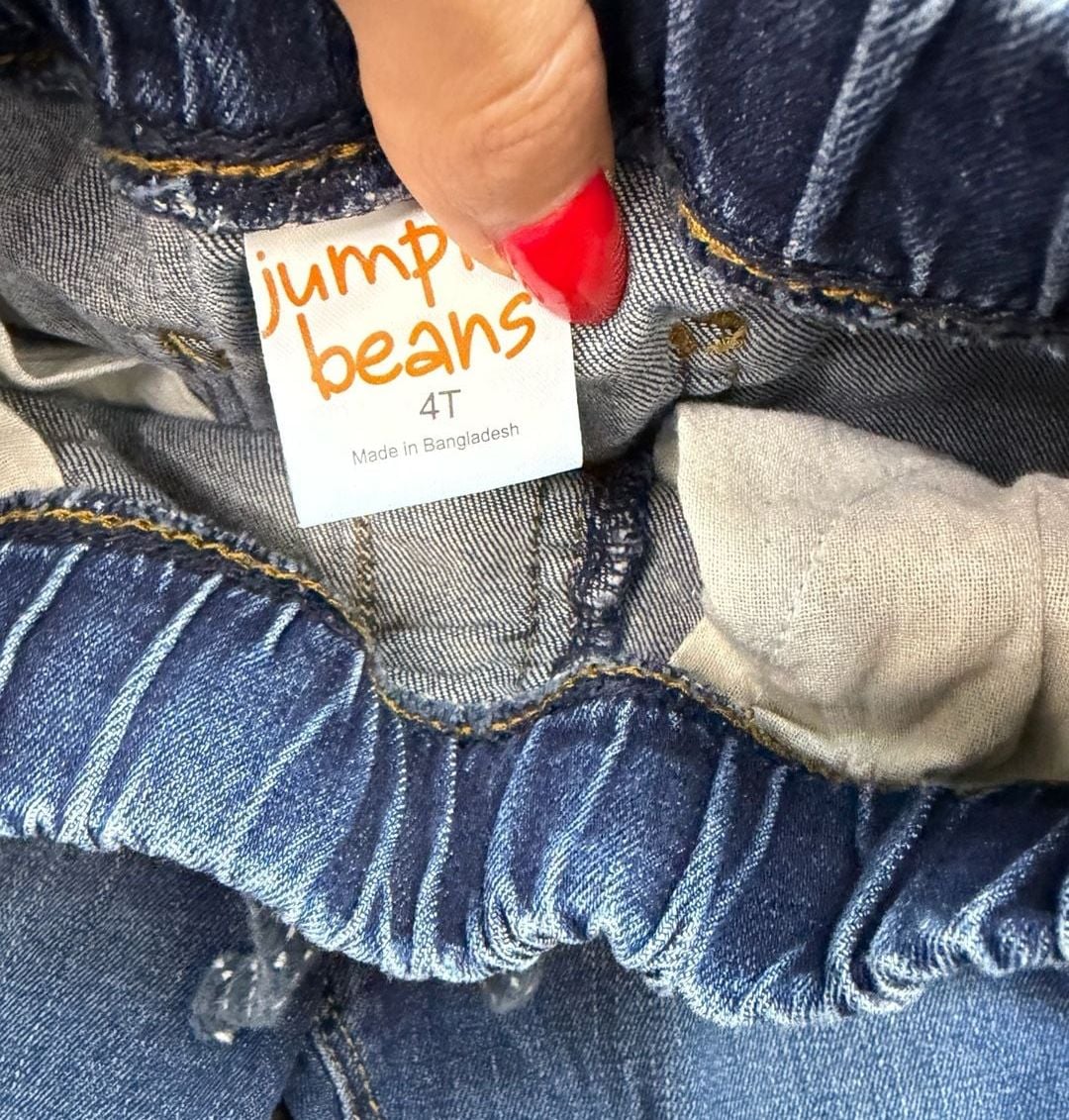 Jump Beans Pull-On Denim Jeans Size 4T 4