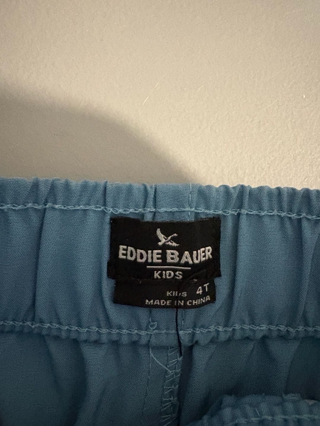 Eddie Bauer Kids Shorts Size 4T Blue Pull-On Elastic Waist 3