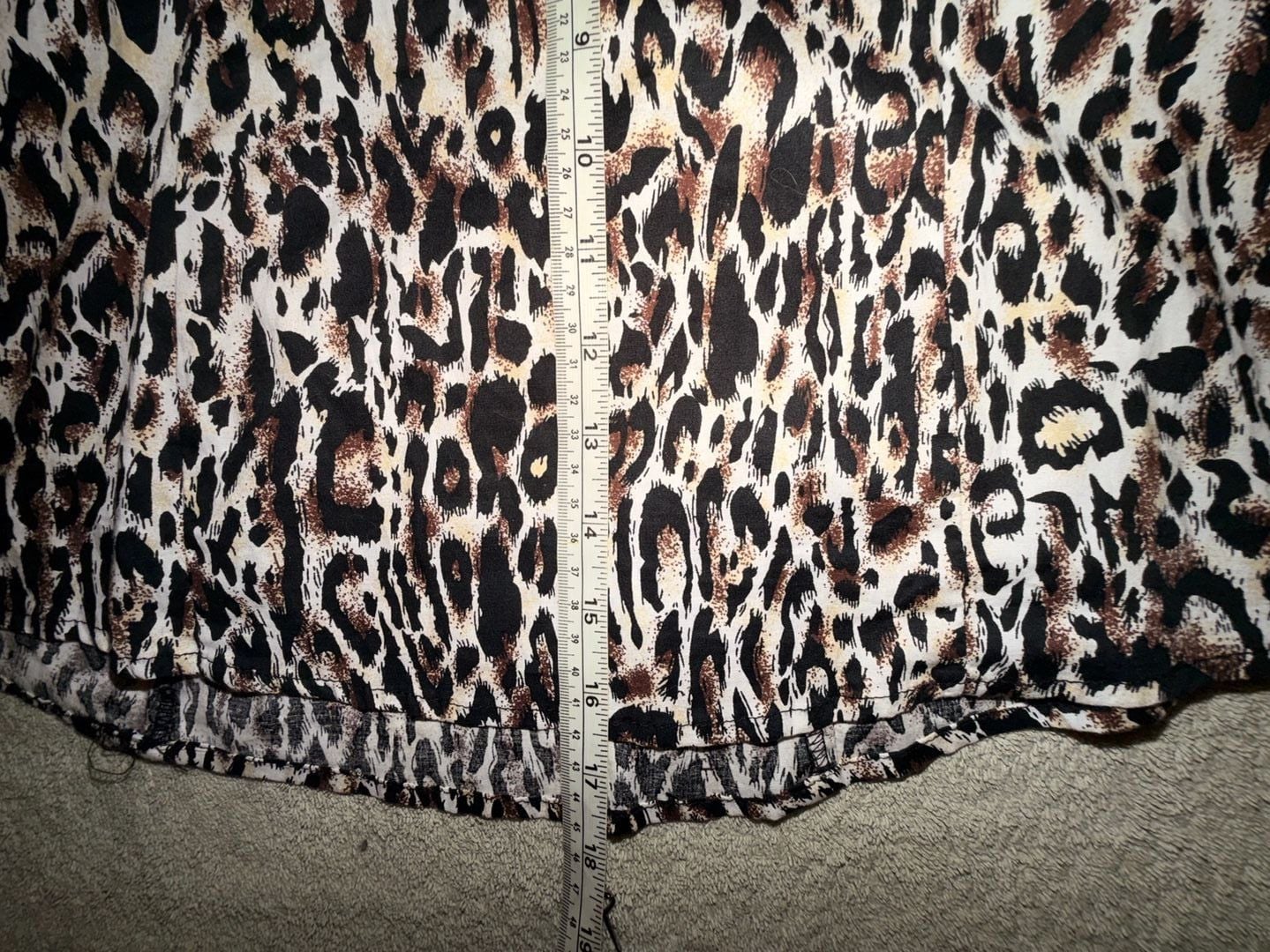 Y2K Leopard Print Halter Top With Belt Animal Print 6