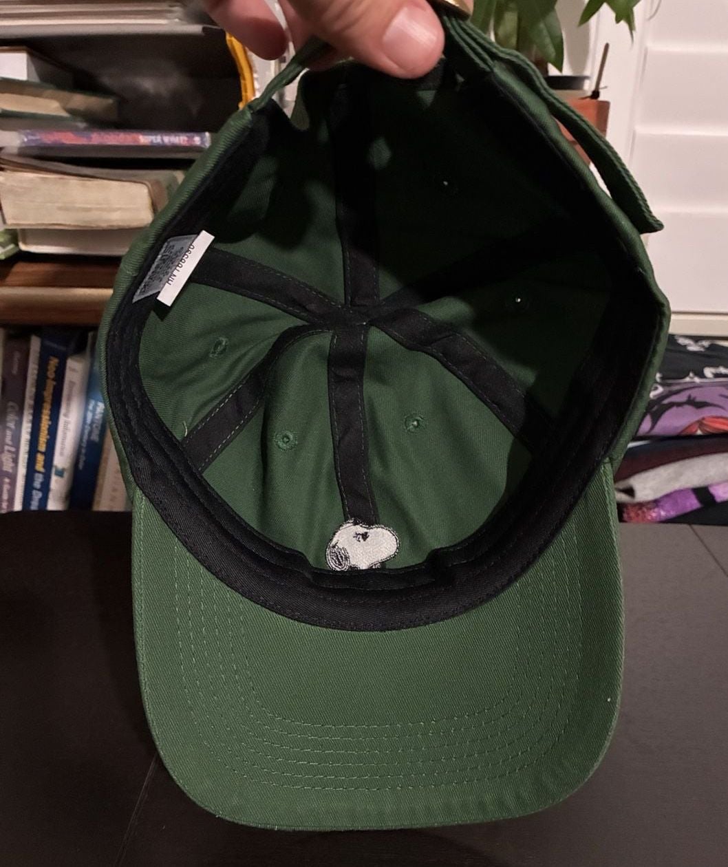 Three Potato Four Peanuts Snoopy Hat Green Baseball Cap 7