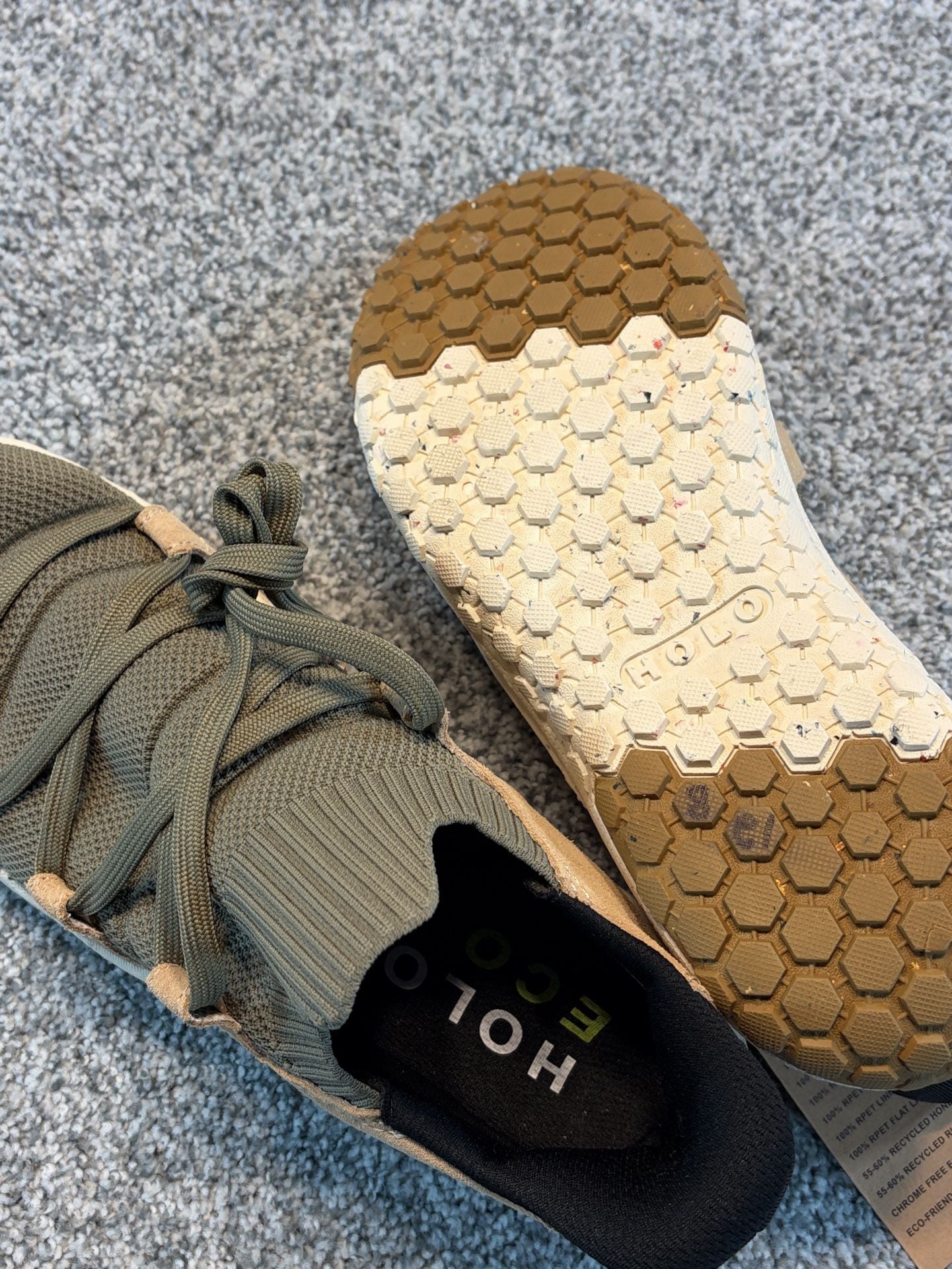 New Holo ECO Maverick Women’s Athletic Sneaker Size 9 Olive Green/Tan 4