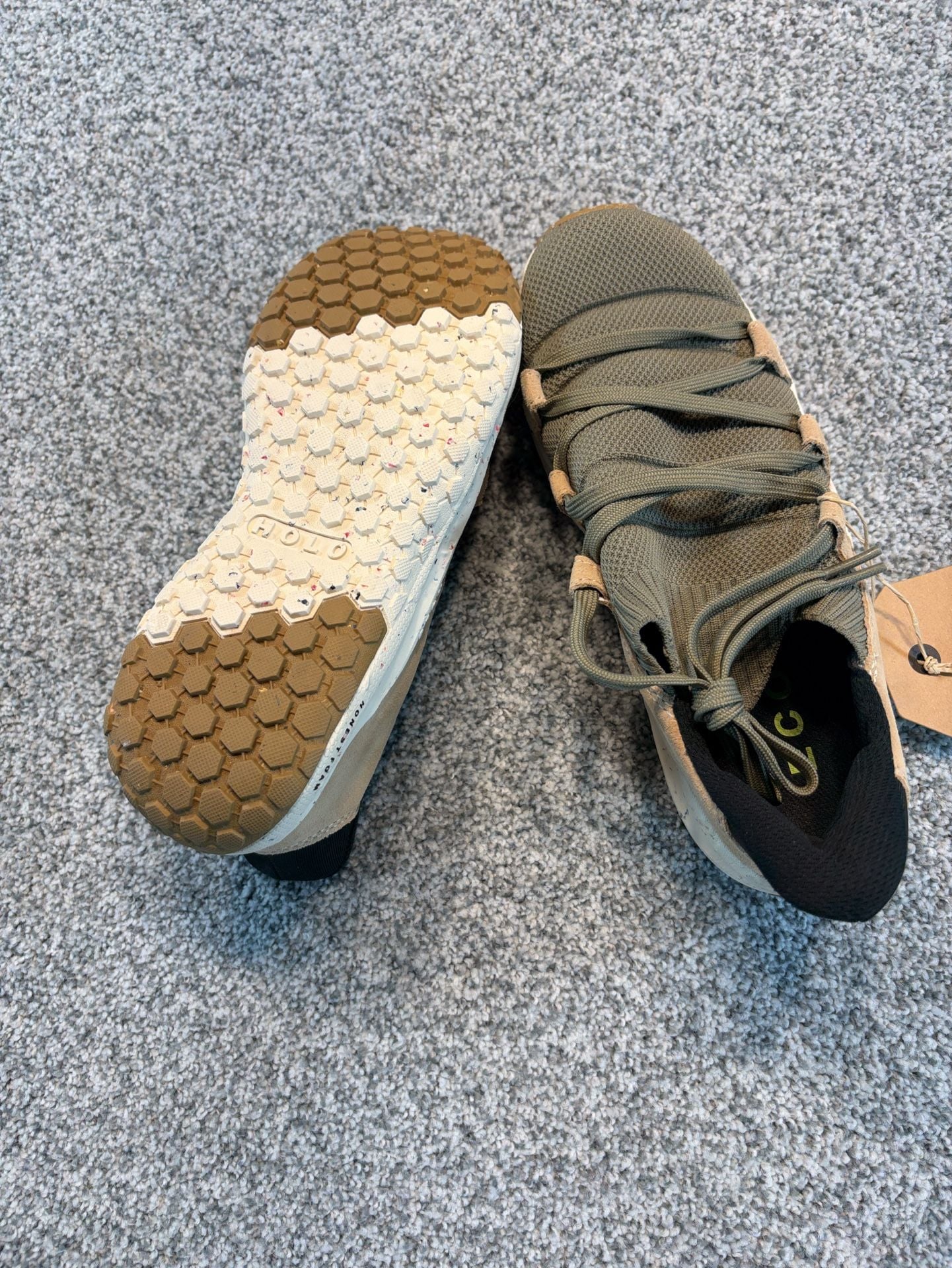 New Holo ECO Maverick Women’s Athletic Sneaker Size 9 Olive Green/Tan 5