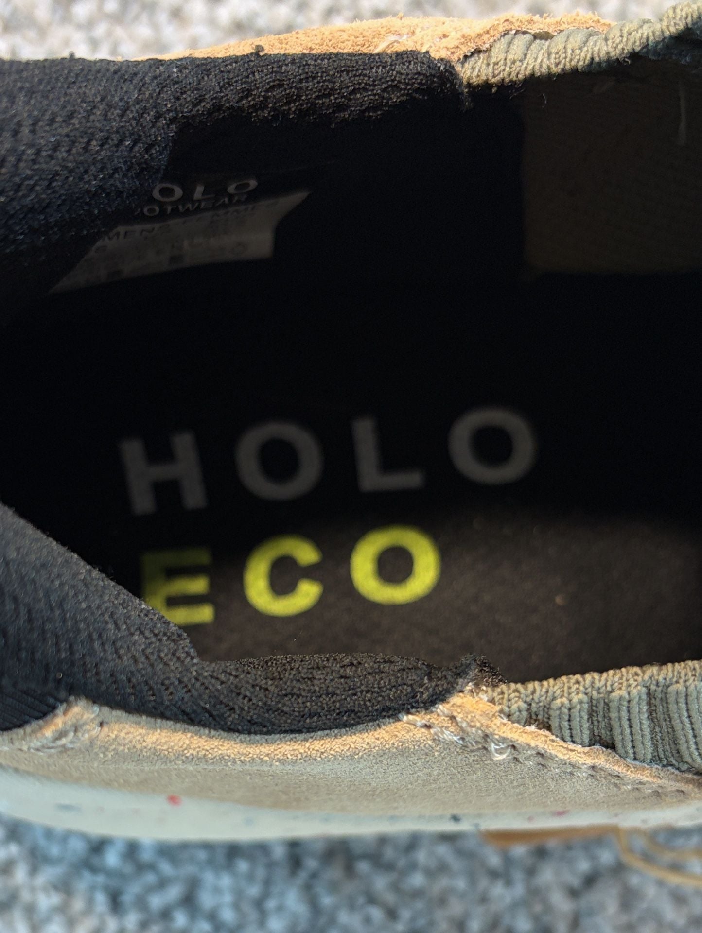 New Holo ECO Maverick Women’s Athletic Sneaker Size 9 Olive Green/Tan 7