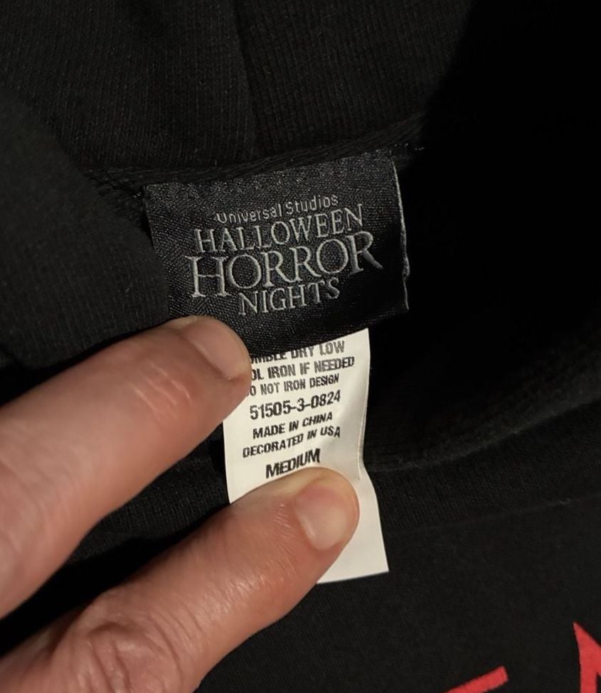 Universal Studios Halloween Horror Nights The Weeknd Hoodie Size Medium 4